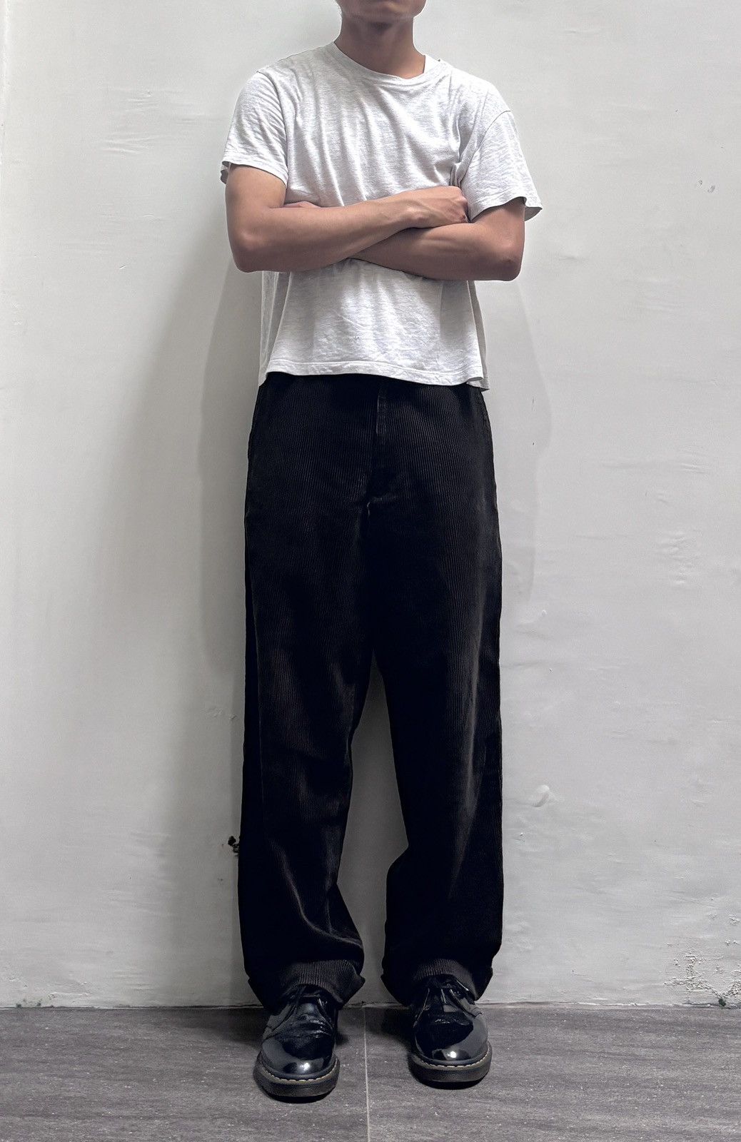 Comme des Garcons Homme FREE TAX! 90s Faded Baggy Corduroy Trousers Size US 29 - 1 Thumbnail
