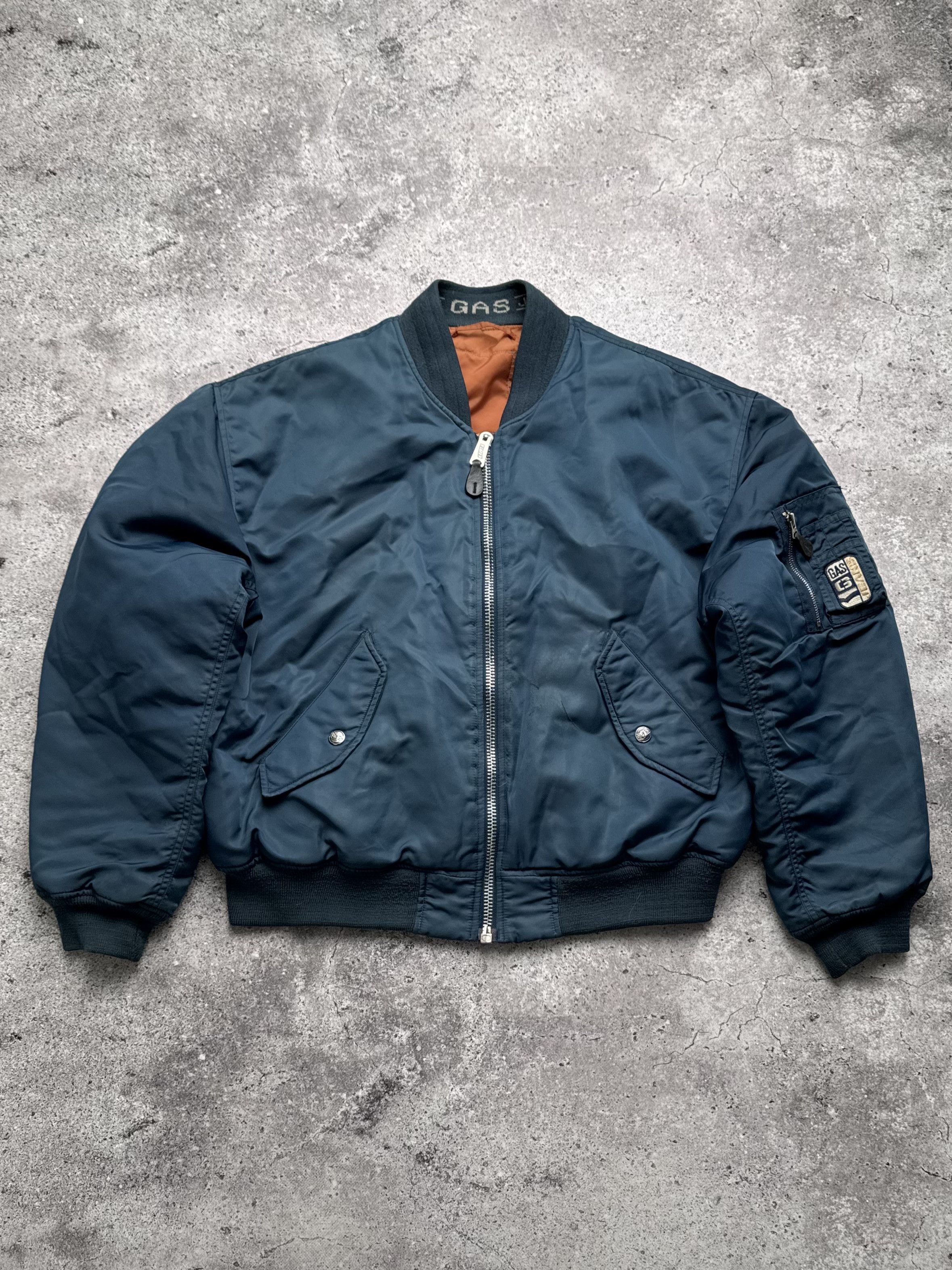 Vintage Vintage Bomber Jacket Zip Up Padded Style Casual Coat (E8) Size US M / EU 48-50 / 2 - 1 Thumbnail