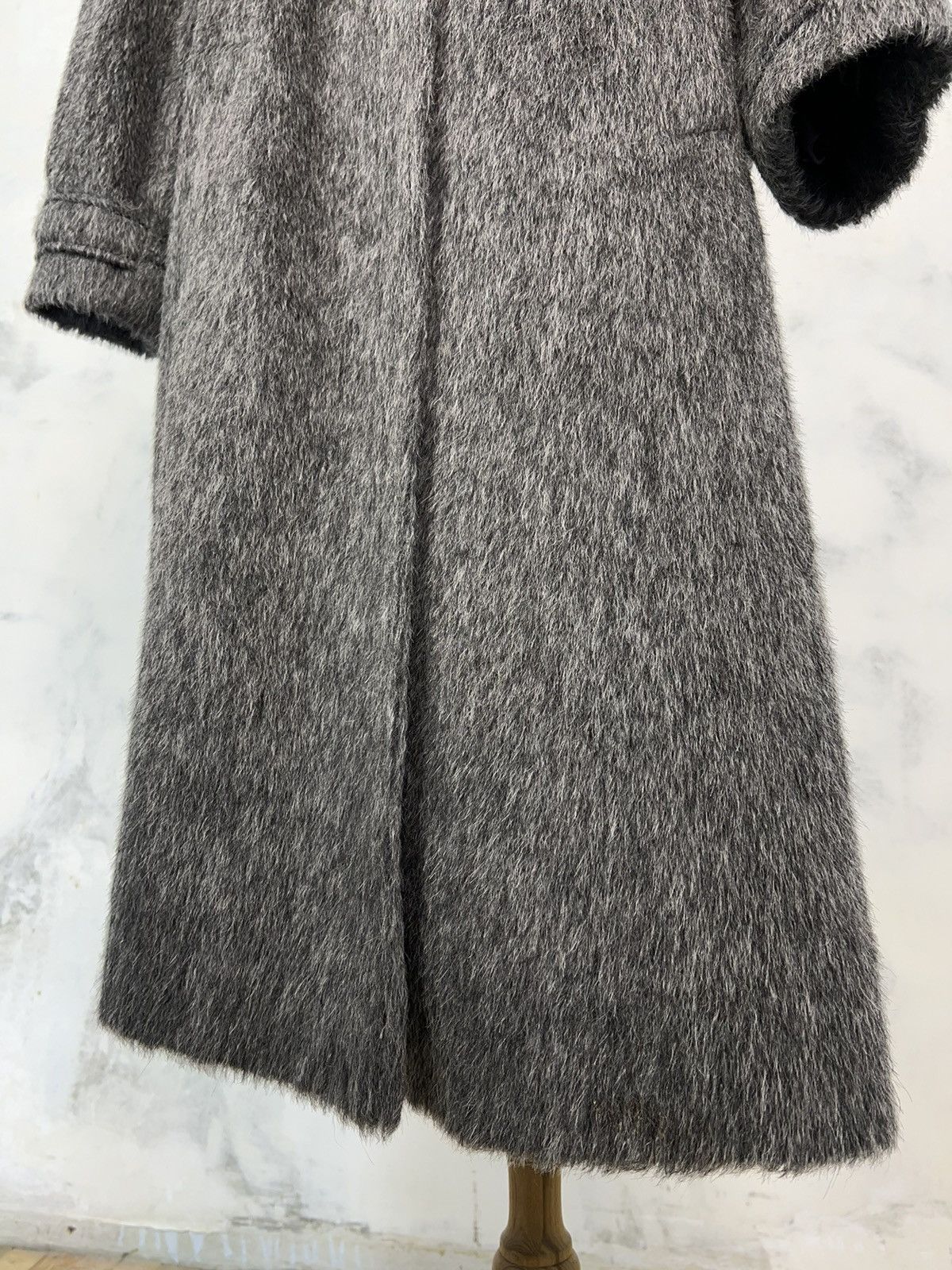 Vintage Luxus Lama Alpaca Gray Coat Jacket Size 38 M - L Size M / US 6-8 / IT 42-44 - 6 Thumbnail