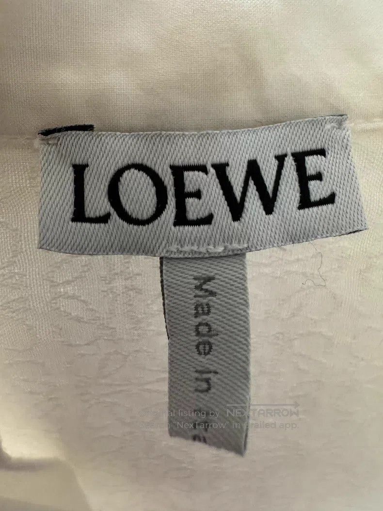 Loewe Loewe Logo Embellished Hooded Long Sleeve Shirt Jacket Size 4XL / US 24-26 - 3 Thumbnail