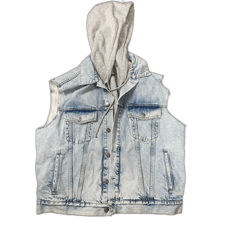 Gucci Gucci Hollywood Show Denim Hooded Vest-2508 Size US XL / EU 56 / 4 - 1 Thumbnail