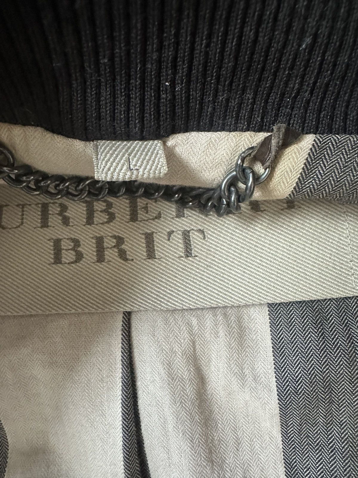 Burberry Vintage Burberry Brit Brown Leather Jacket Size L / US 10 / IT 46 - 11 Thumbnail