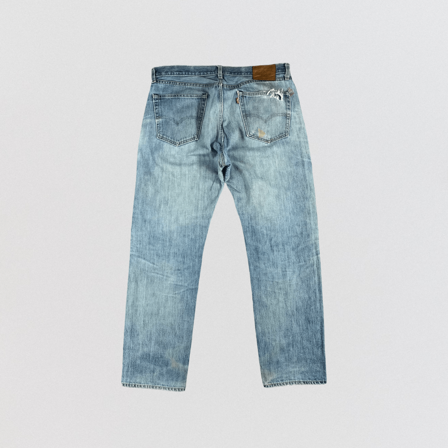 Levi's × Vintage Vintage Blue Wash Levis 505 Jeans-JM2303 Size US 39 - 2 Thumbnail