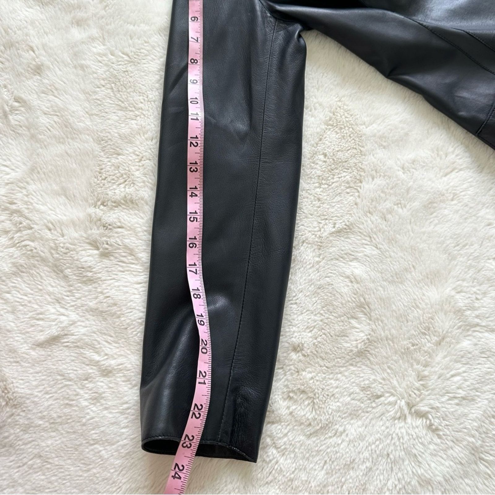 Other Leather women jacket Italian brand size 42IT or 6 US Size M / US 6-8 / IT 42-44 - 9 Thumbnail