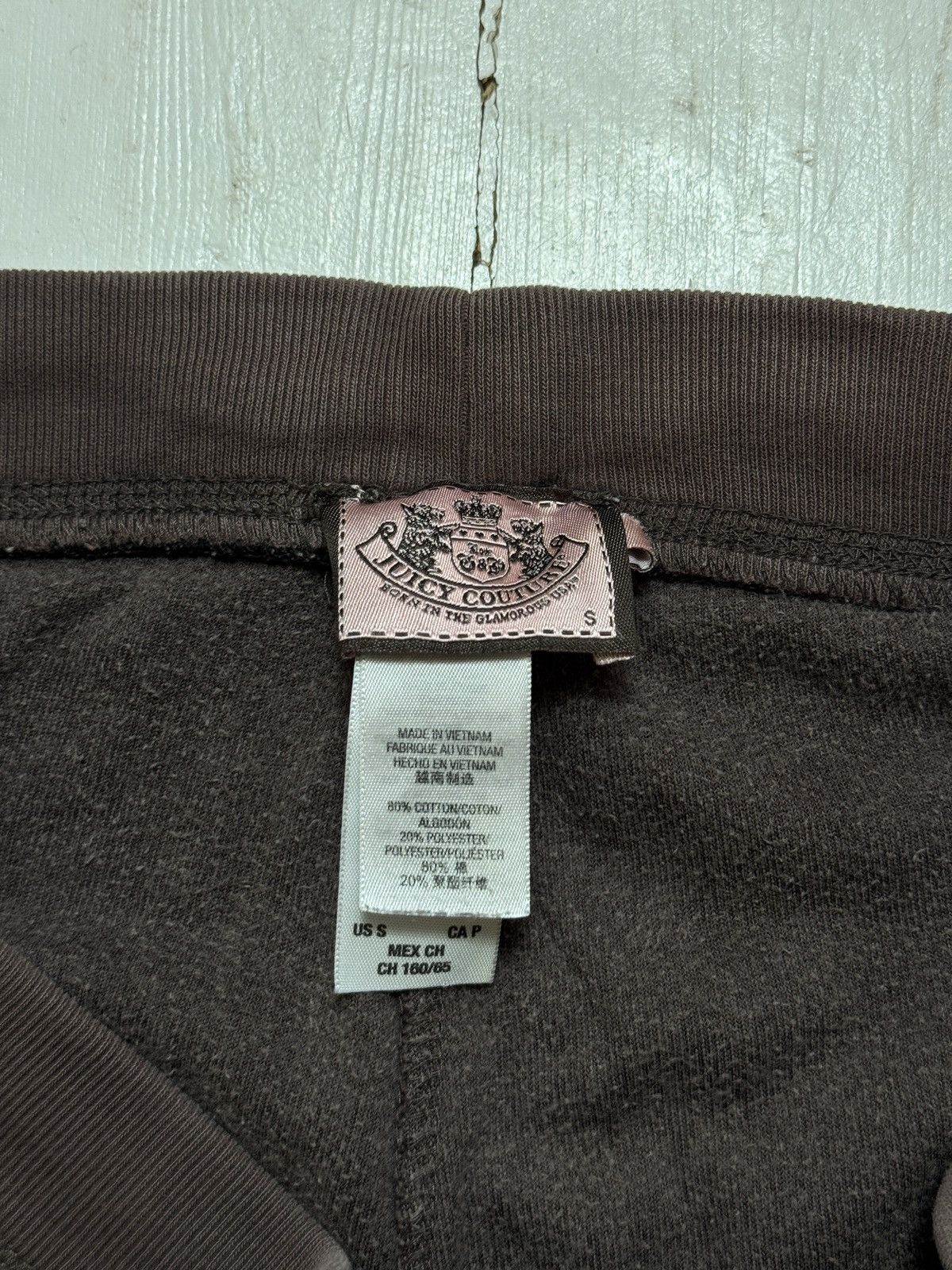 Juicy Couture VINTAGE VELOUR JUICY COUTURE 2000s PANTS Size 30" / US 8 / IT 44 - 6 Thumbnail