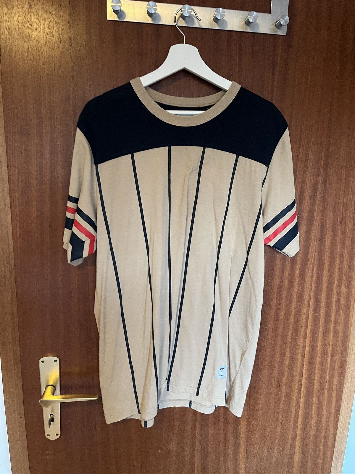 Supreme Supreme Pinstripe Football Top S/S2017 Size US L / EU 52-54 / 3 - 1 Thumbnail