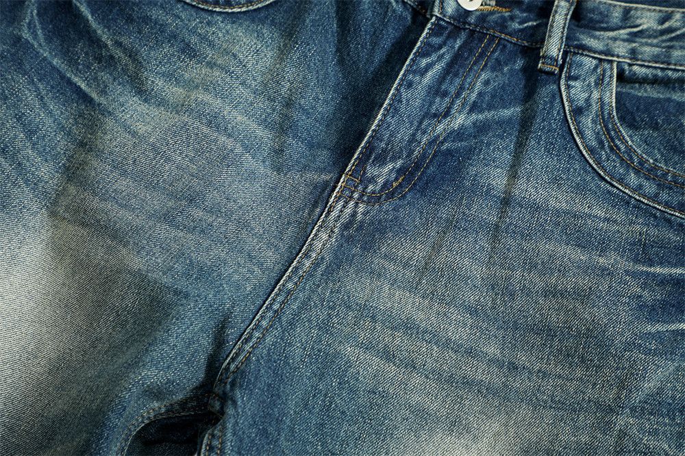 Japanese Brand × Vintage American retro washed distressed denim loose flared jeans Size US 32 / EU 48 - 4 Thumbnail