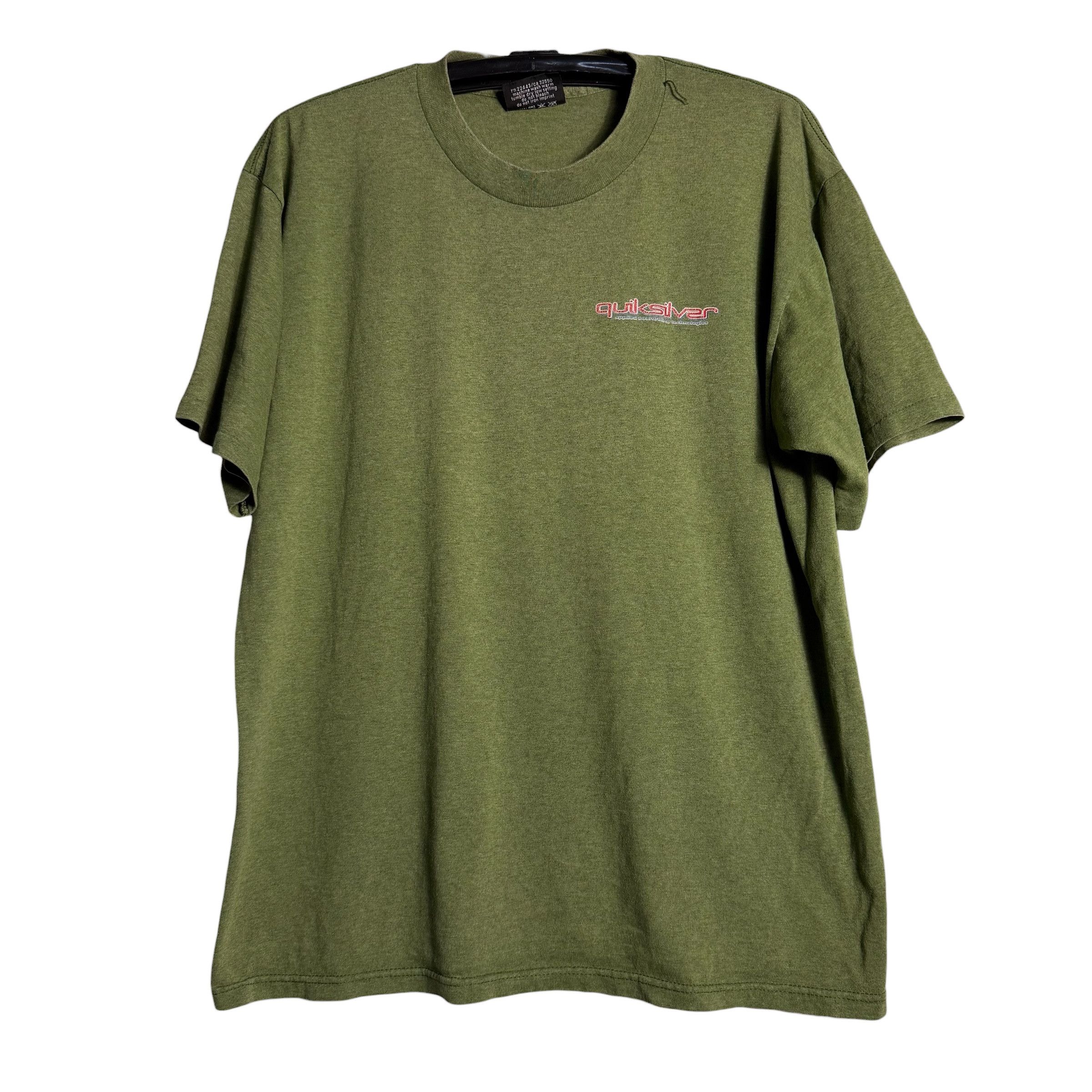 Quiksilver 🔥RARE🔥Vintage Quiksilver Skateboarding Spellout T-shirt Size US L / EU 52-54 / 3 - 3 Thumbnail