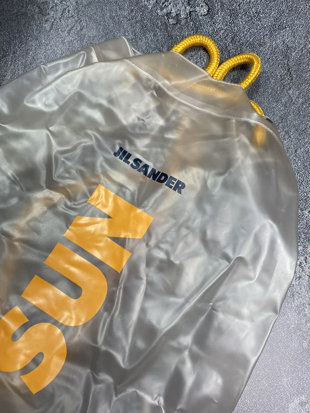 Jil Sander Jil Sander SUN Fragrance Transparent Drawstring Beach Bag Size ONE SIZE - 3 Thumbnail
