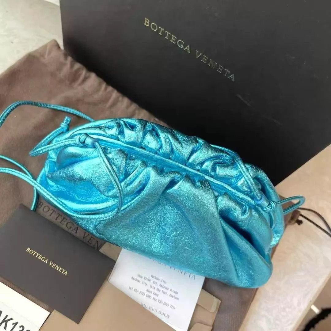 Bottega Veneta BV mini Cloud crossbody Lightning Blue mint AK130 Size ONE SIZE - 5 Thumbnail