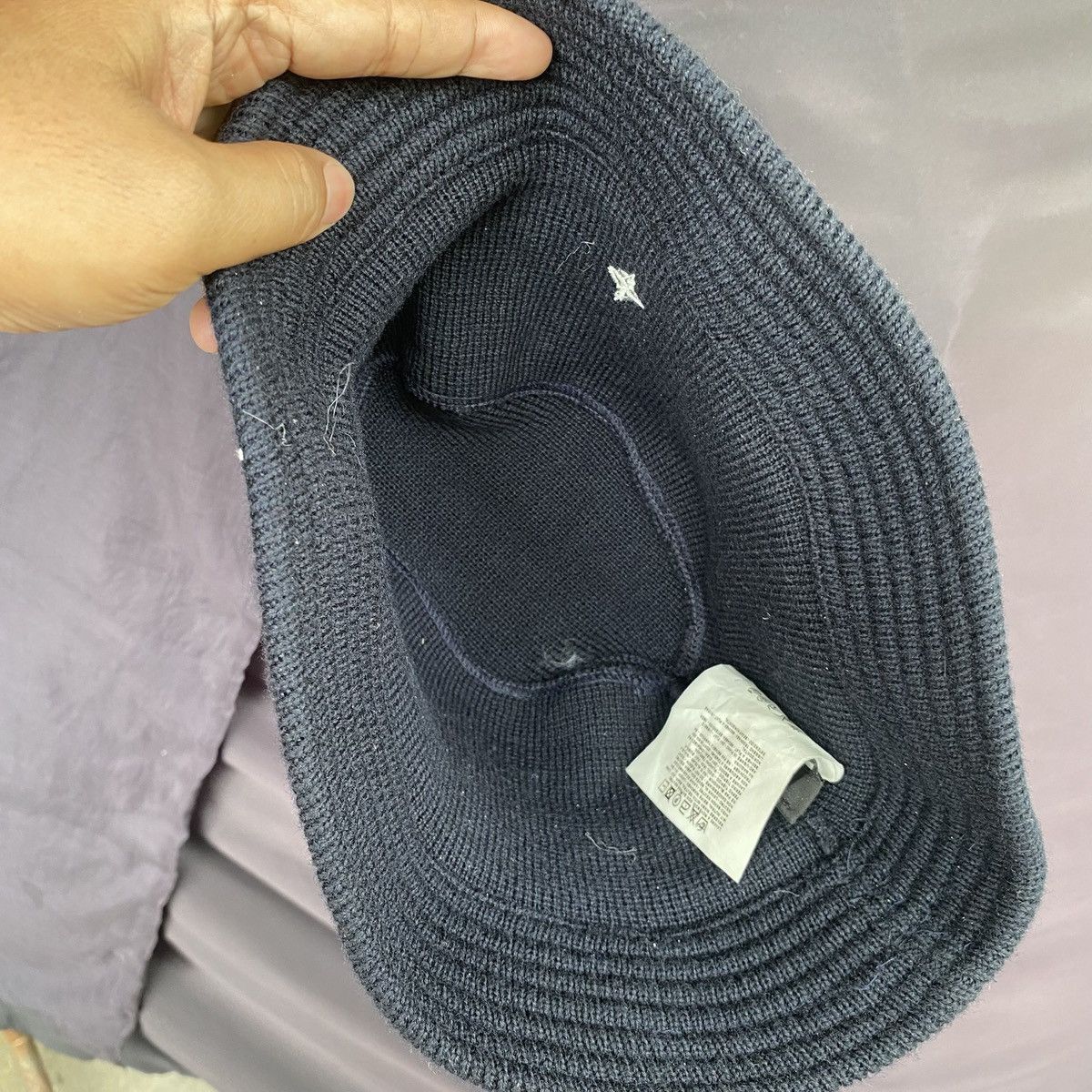 Stone Island Stone island vintage knit black bucket hat Size ONE SIZE - 3 Thumbnail