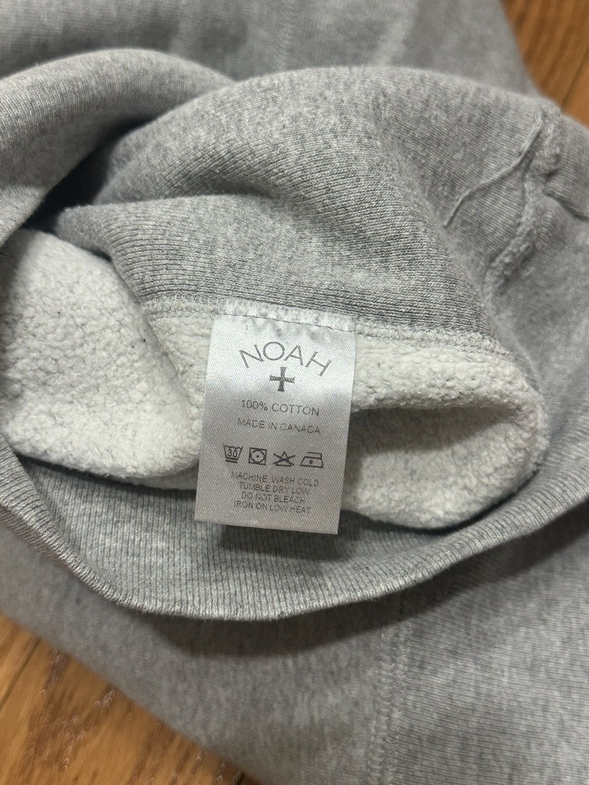 Noah NOAH Core Logo Hoodie Size Large (Heather Grey) Size US L / EU 52-54 / 3 - 8 Thumbnail