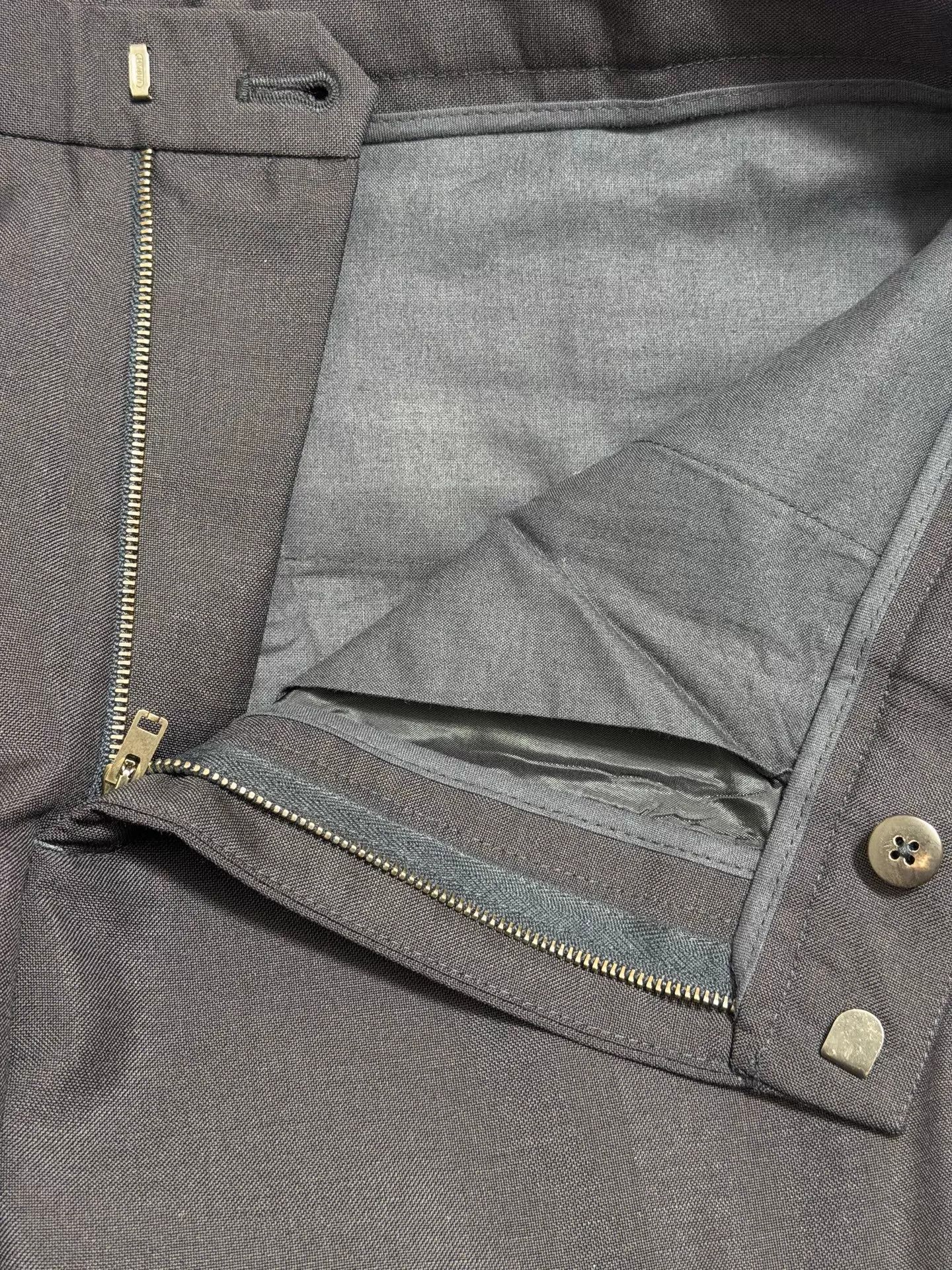 Jil Sander Jil Sander Slim Fit Wool-Mohair Trousers 46 (Italy) Size US 30 / EU 46 - 4 Thumbnail