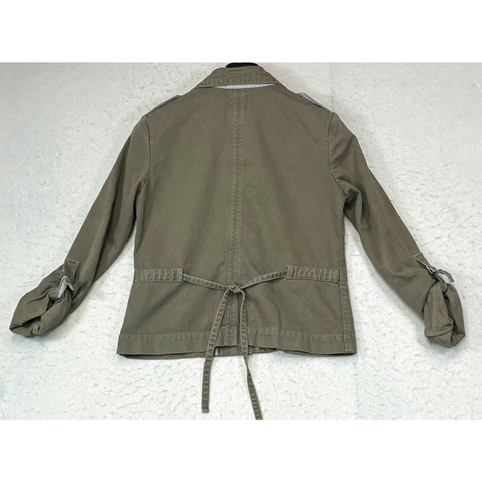 Lucky Brand Lucky Brand Army Green Womens Utility Military Field Jacket Button Up Short Sleeve? Size S / US 4 / IT 40 - 2 Thumbnail
