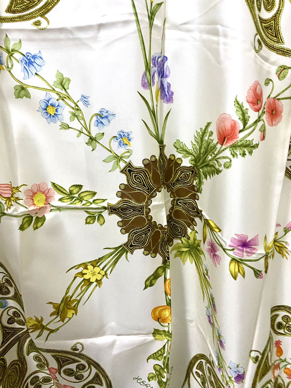 Hermes Vintage Hermes Silk Scarves Arabesques Size ONE SIZE - 6 Thumbnail