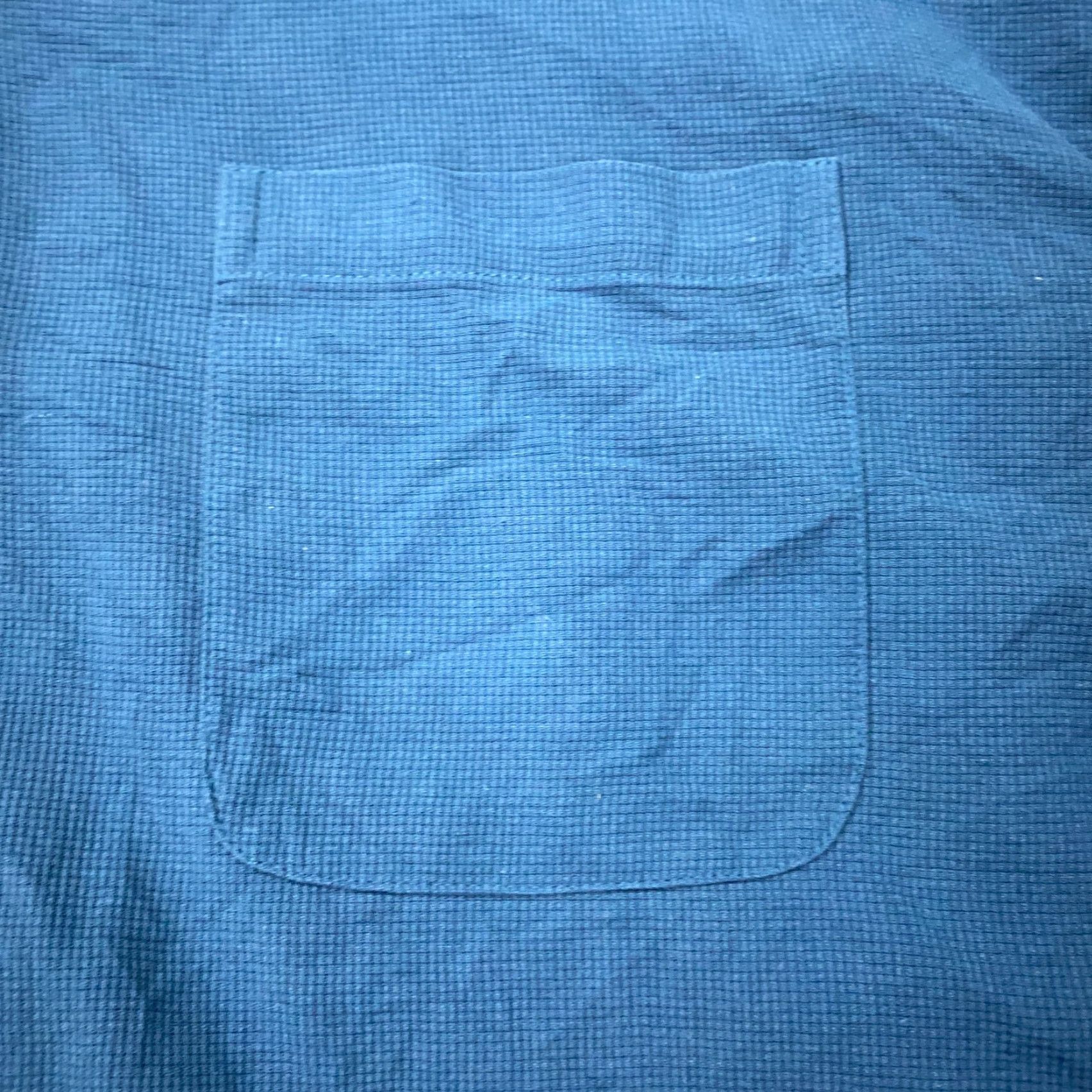 Paradise Paradise Shirt Mens 2XL Blue Silk Cotton Button-Up Short Sleeve Collared Size US XXL / EU 58 / 5 - 2 Thumbnail