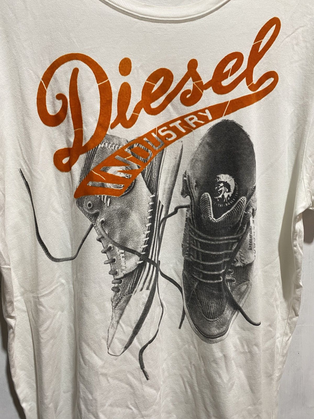Diesel Diesel industry shoes logo tshirt Size US L / EU 52-54 / 3 - 2 Thumbnail