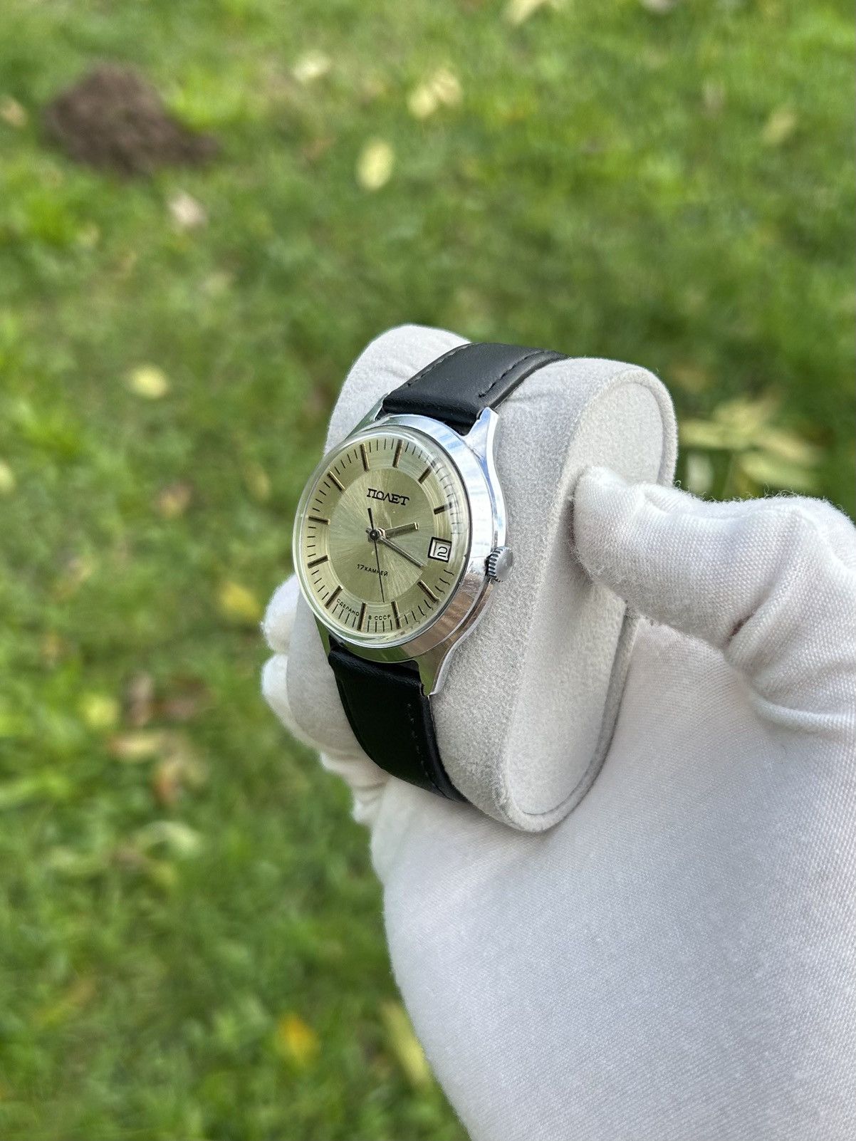 Vintage Vintage Watch Poljot Mechanical Authentic USSR Soviet 1980s Size ONE SIZE - 5 Thumbnail