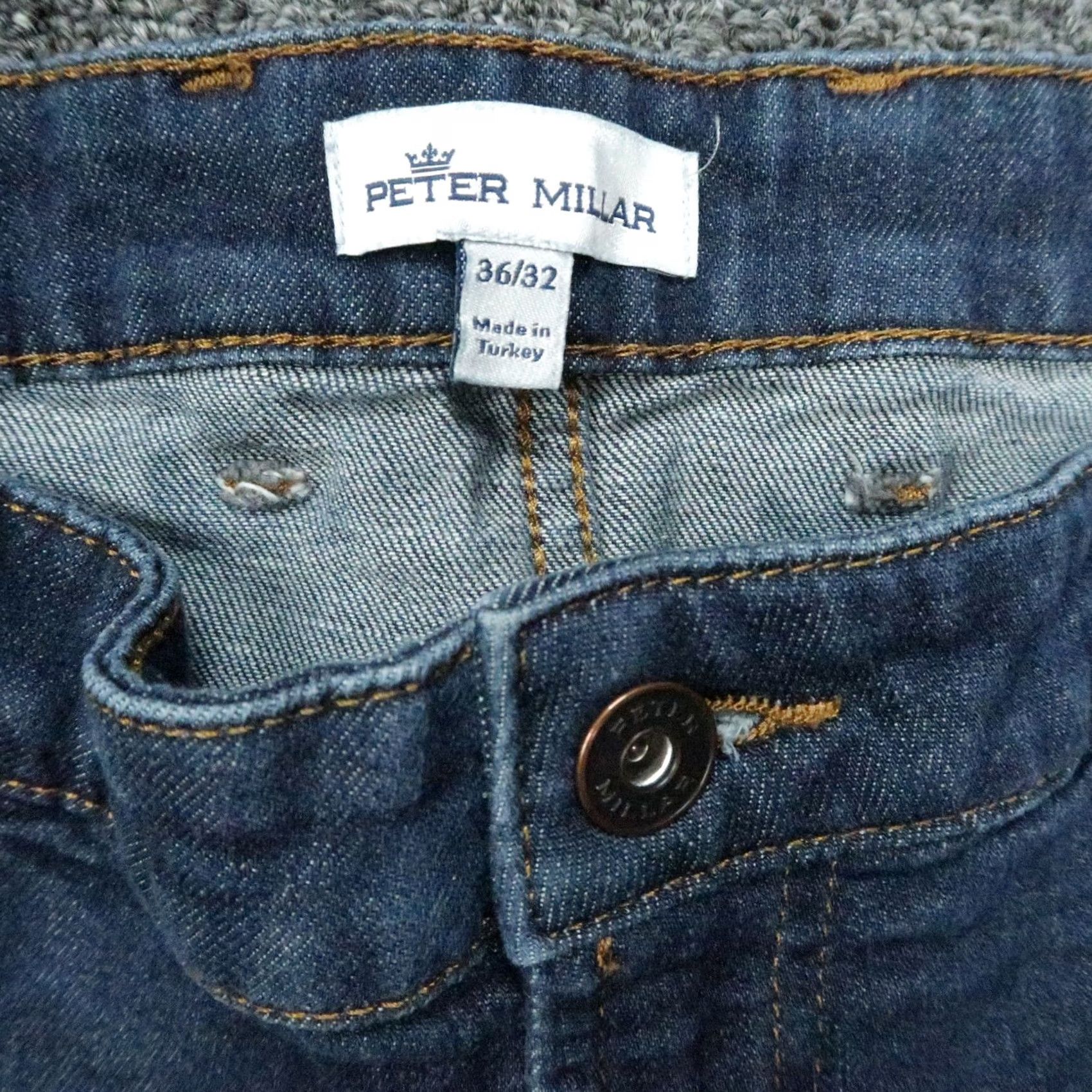 Peter Millar Peter Millar Jeans Mens 36x31 Blue Pilot Mill Stretch Denim 5 Pocket Straight Classic 90s Mens Size US 36 / EU 52 - 4 Thumbnail