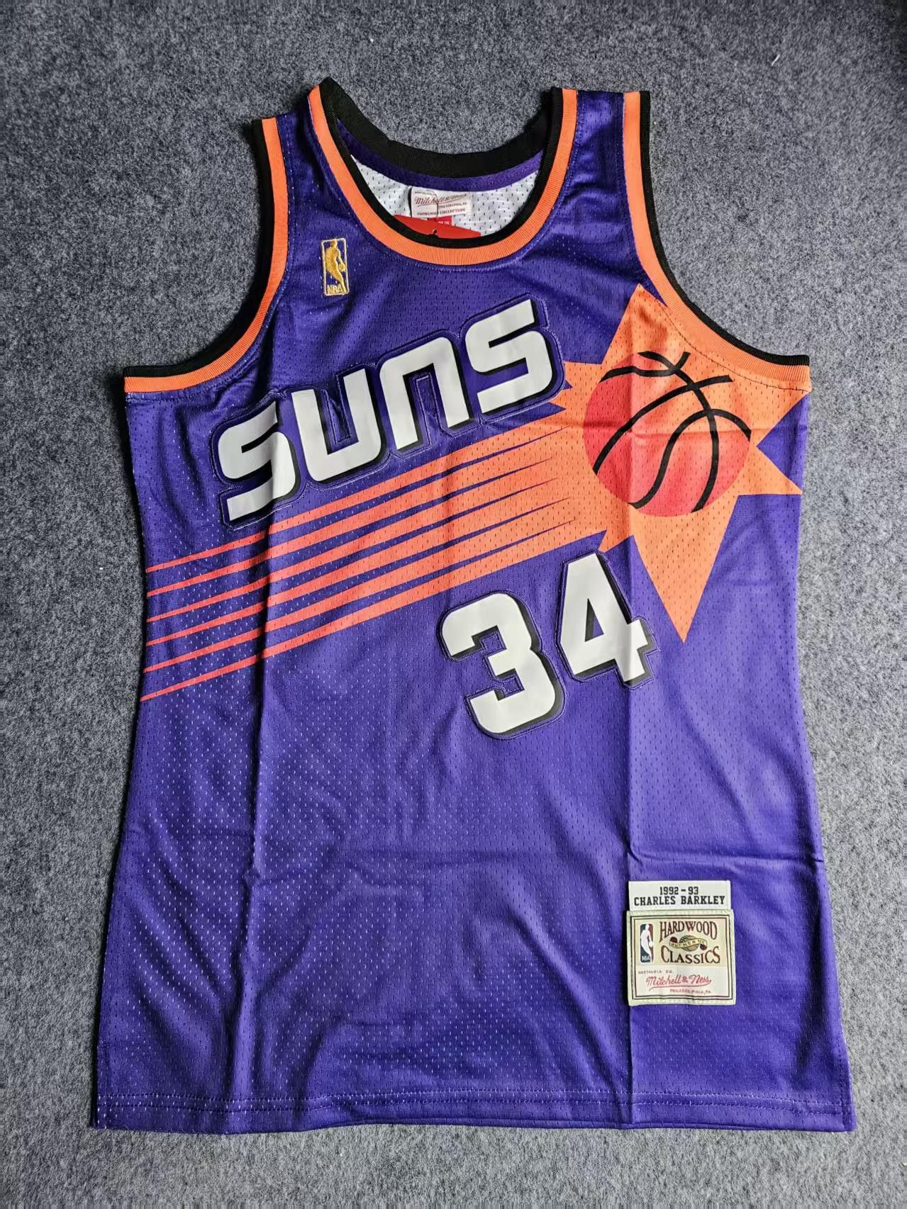 NBA 1992 93 Phoenix Suns 34 Charles Barkley Jersey Size US M / EU 48-50 / 2 - 1 Thumbnail