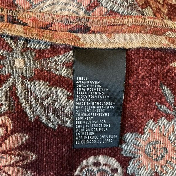 Vintage Vintage Kasper paisley tapestry jacket Size XXL / US 16-18 / IT 52-54 - 8 Thumbnail
