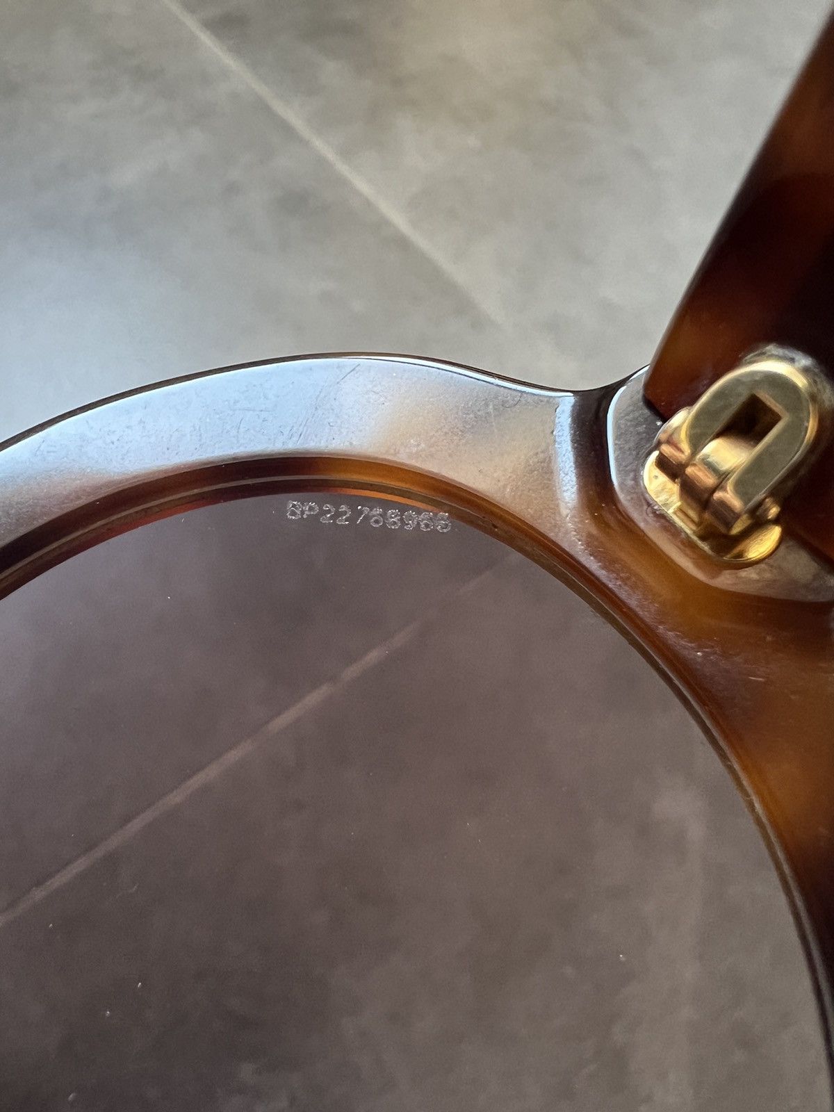 Prada Vintage Prada Havana Oversized Round Sunglasses Size ONE SIZE - 9 Thumbnail