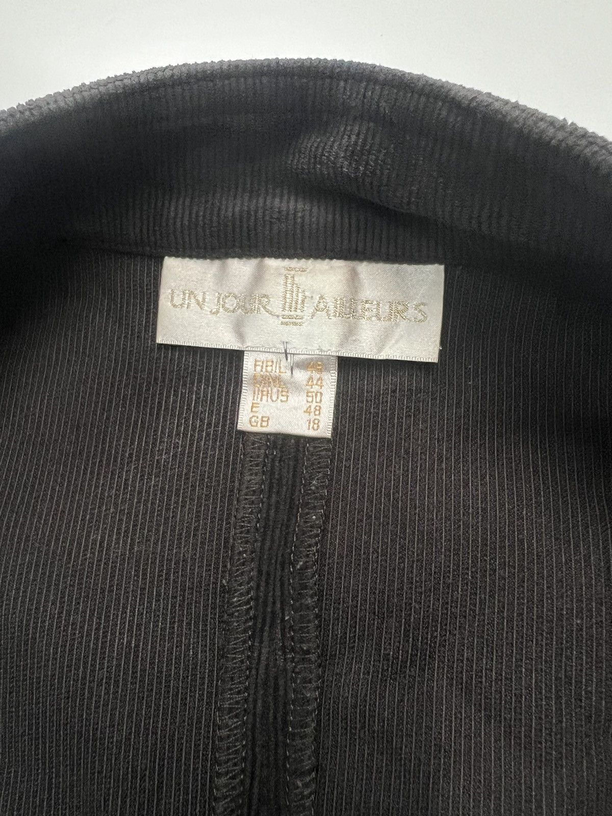 Japanese Brand 🔥UN JOUR AILLEURS CORDUROY JACKET Size L / US 10 / IT 46 - 7 Thumbnail
