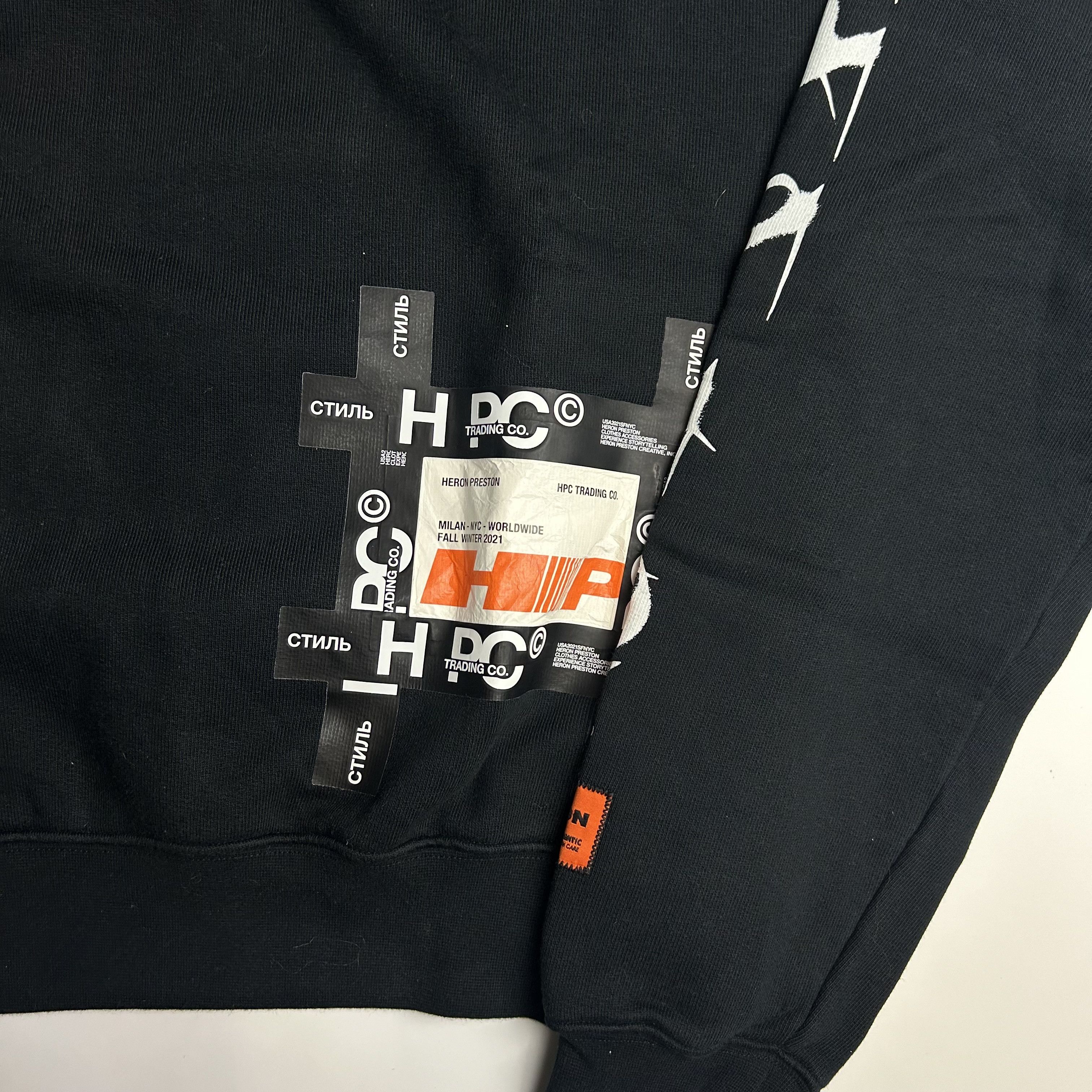 Heron Preston *NEW* Heron Preston Brushed Sweatshirt Size US S / EU 44-46 / 1 - 3 Thumbnail