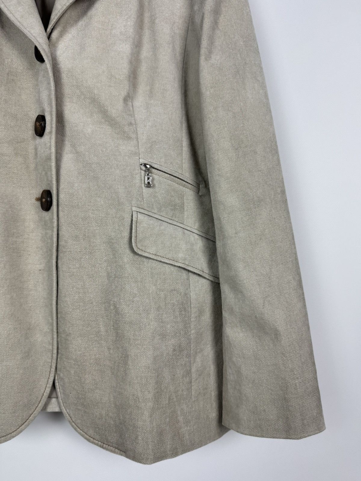 Bogner Bogner Cotton Blend Women’s Blazer Jacket Size L / US 10 / IT 46 - 6 Thumbnail