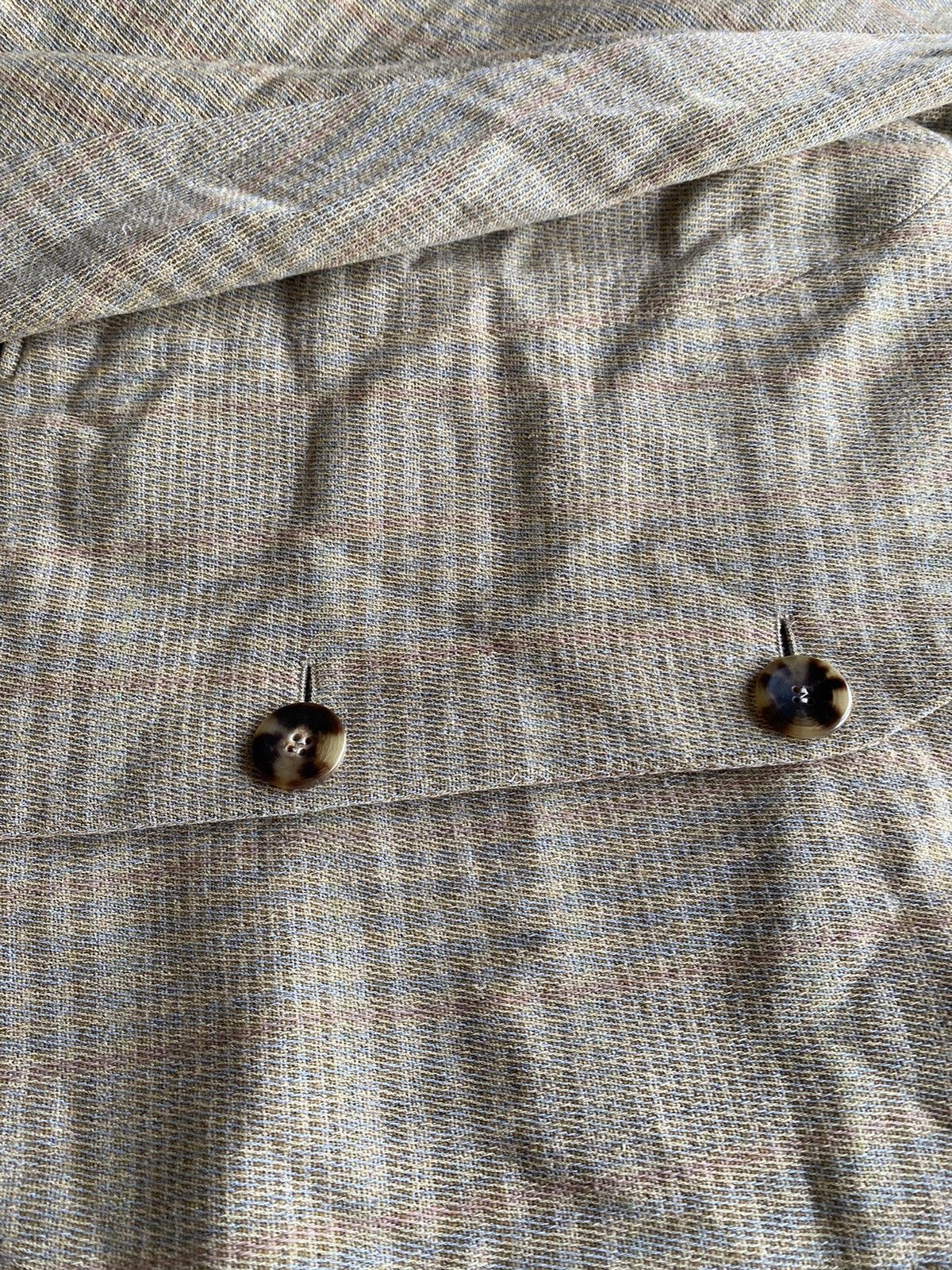 Jil Sander Vintage Jil Sander Wool Blend Nova Check Viskose Blazer Size XS / US 0-2 / IT 36-38 - 6 Thumbnail