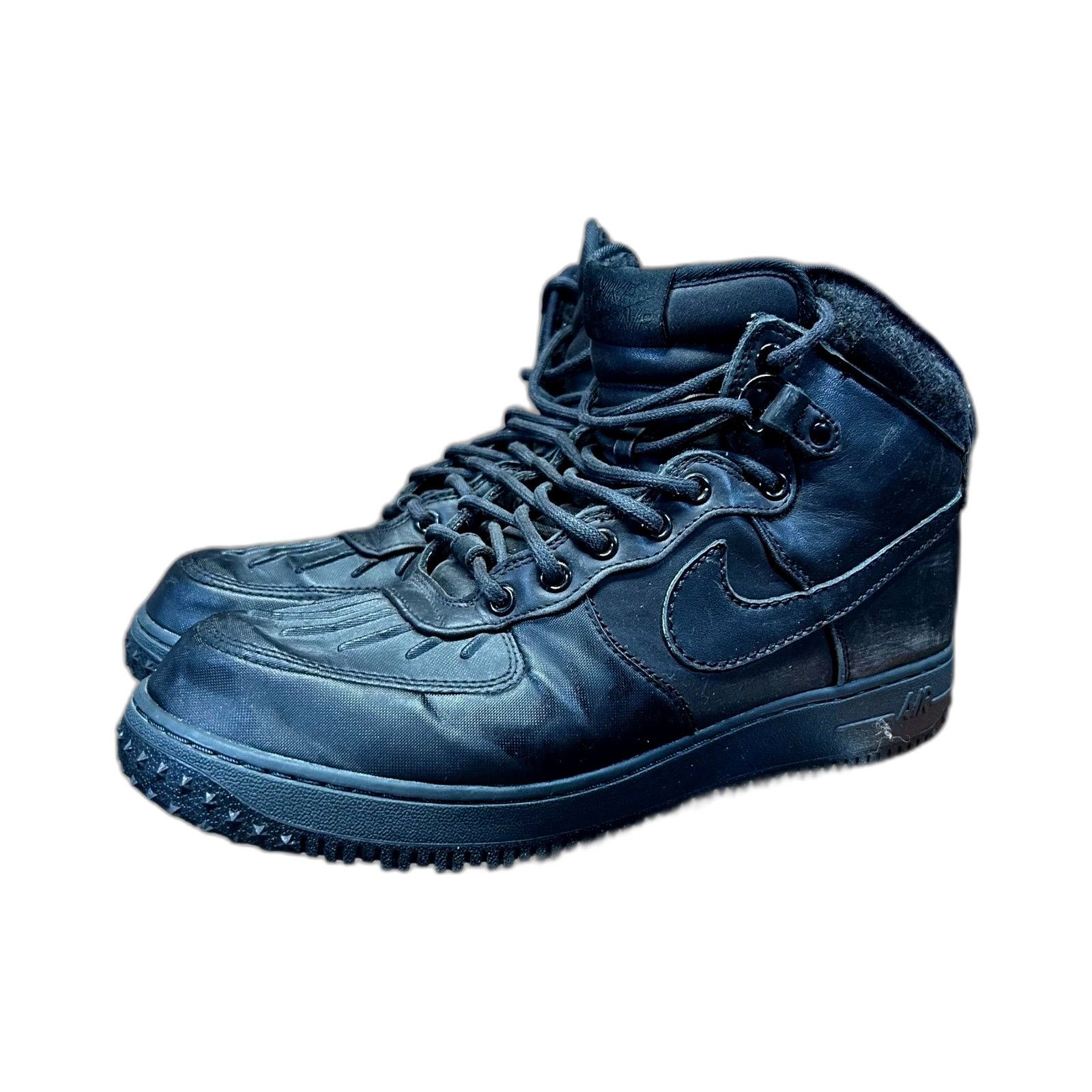 Nike Nike Air Force 1 High "Duckboot" Black Sneakers 444745-001 M Size US 11 / EU 44 - 4 Thumbnail