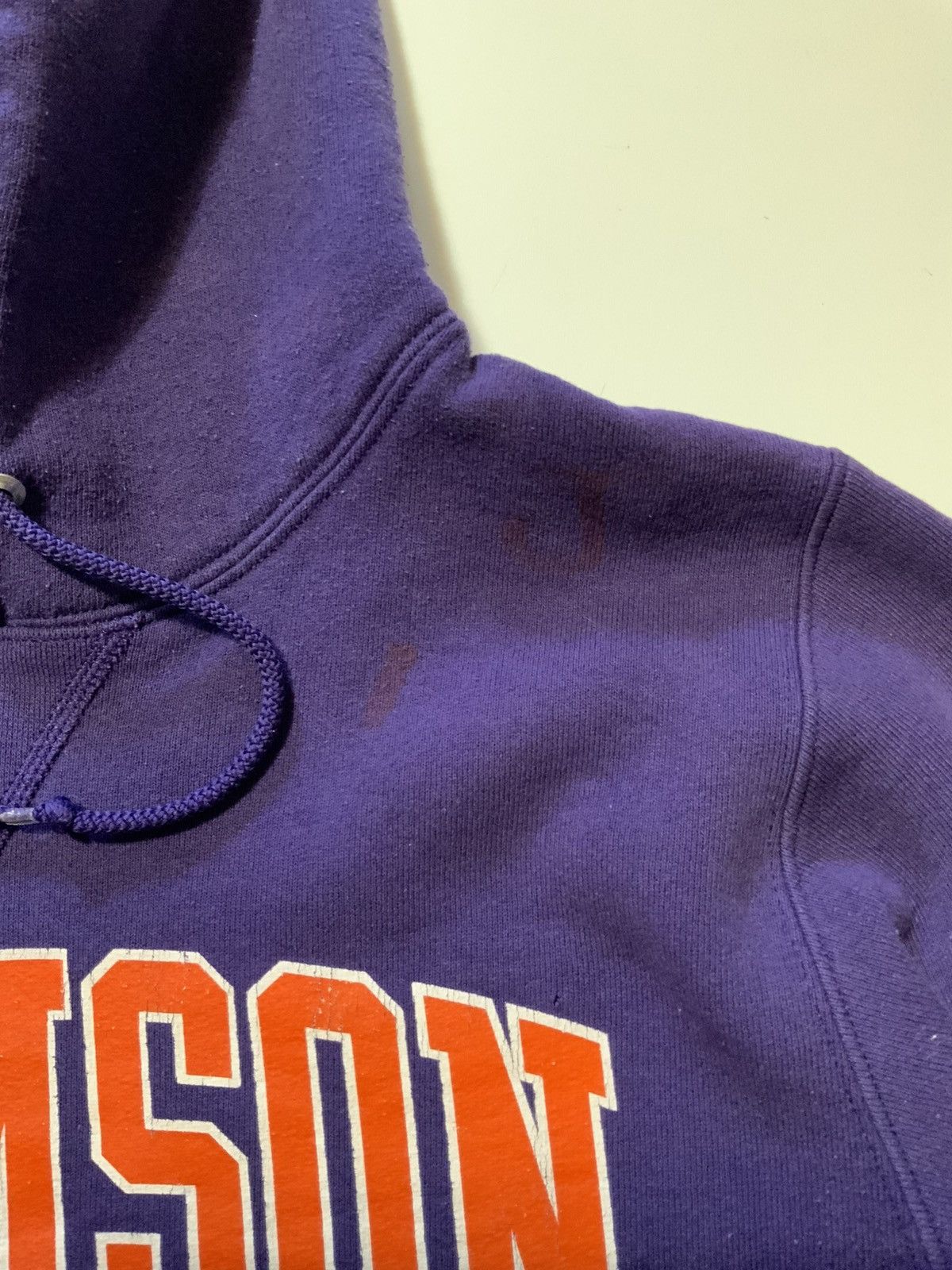 Russell Athletic × Vintage Russell Athletic Clemson University Tigers Pullover Hoodie Size US S / EU 44-46 / 1 - 8 Thumbnail