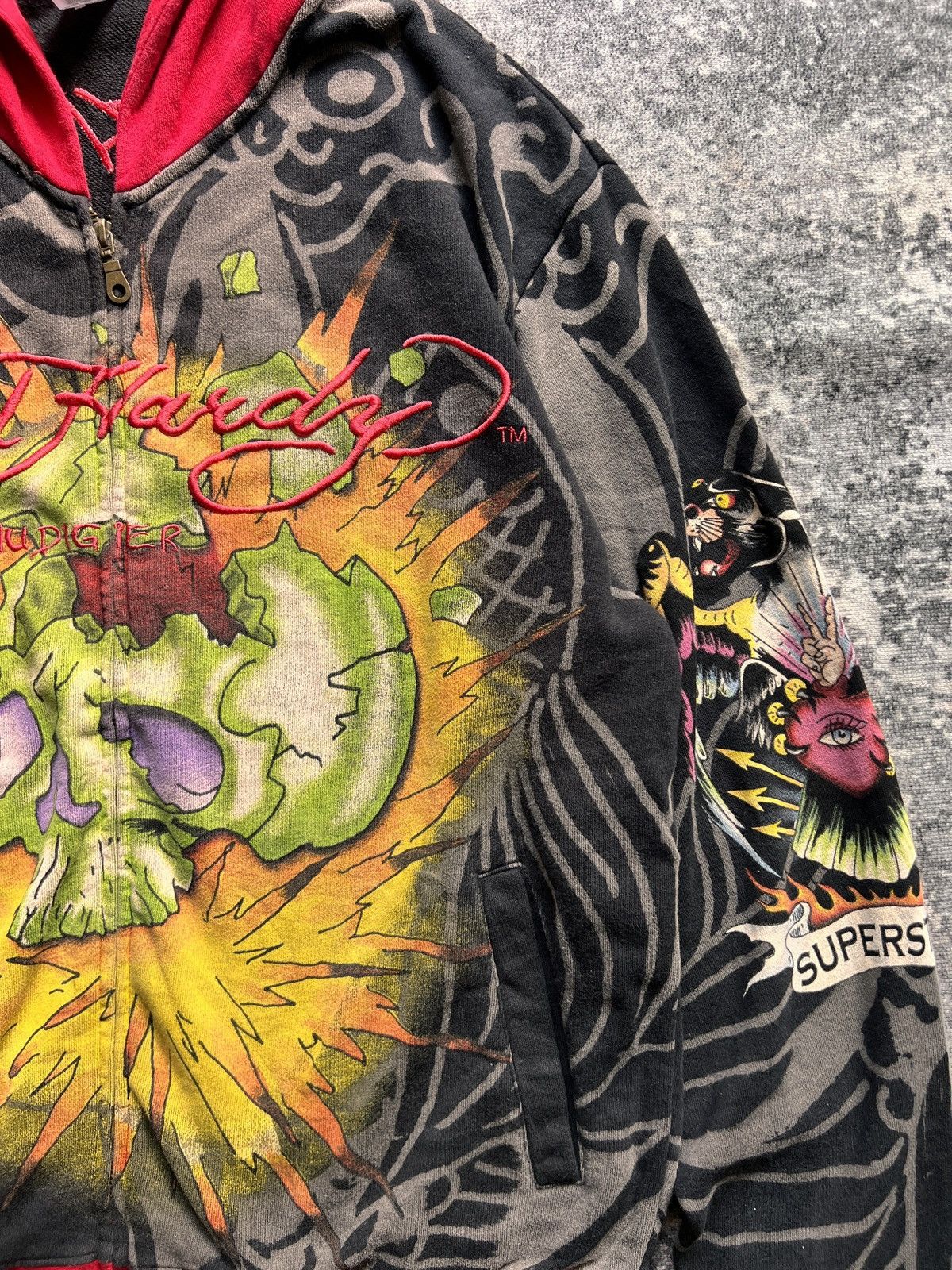 Ed Hardy Ed Hardy by Christian Audigier Hoodie Size US L / EU 52-54 / 3 - 9 Thumbnail