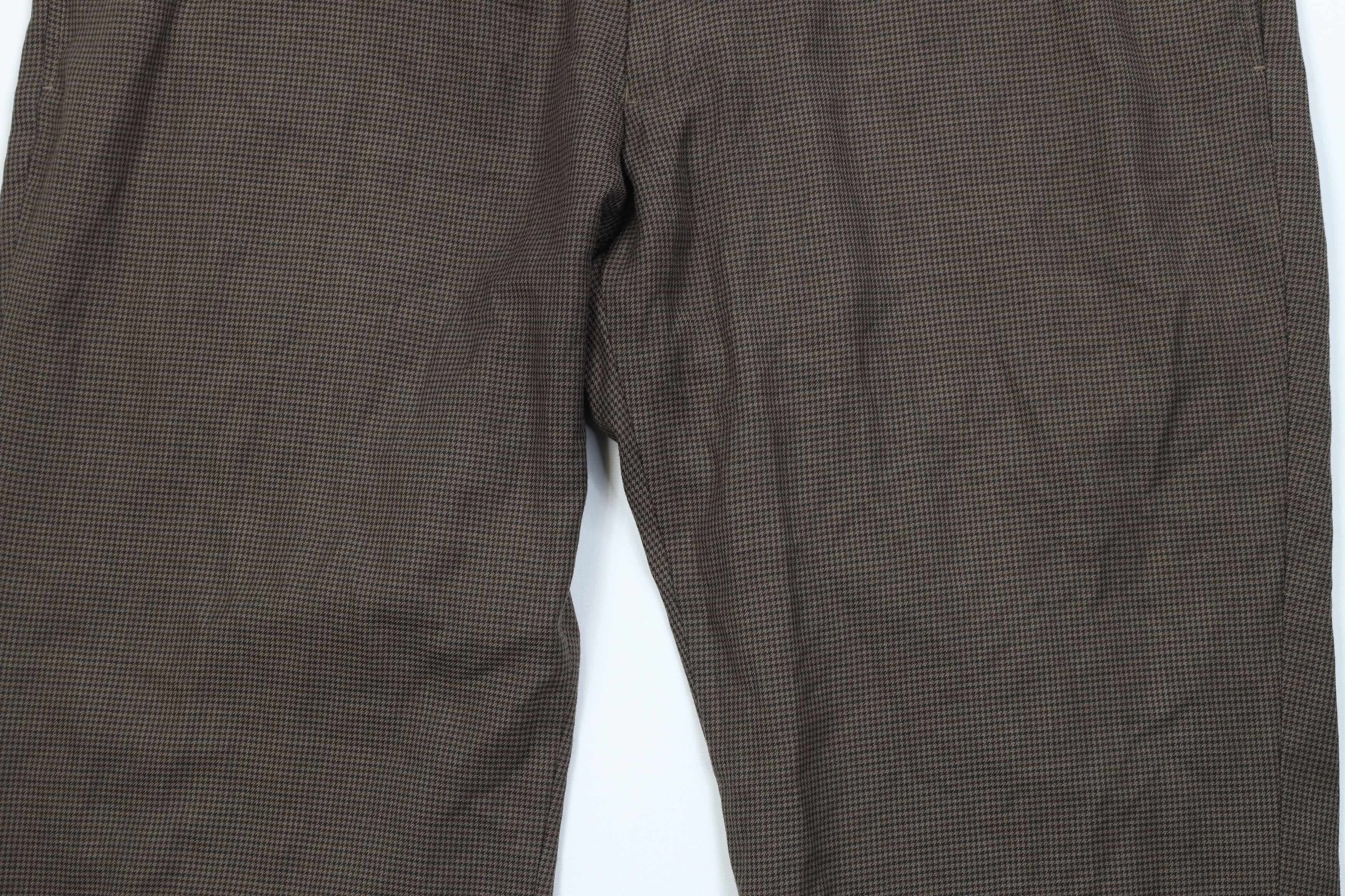 Ralph Lauren Vintage Ralph Lauren Gabardine Houndstooth Wide Leg Pants Size US 40 / EU 56 - 3 Thumbnail