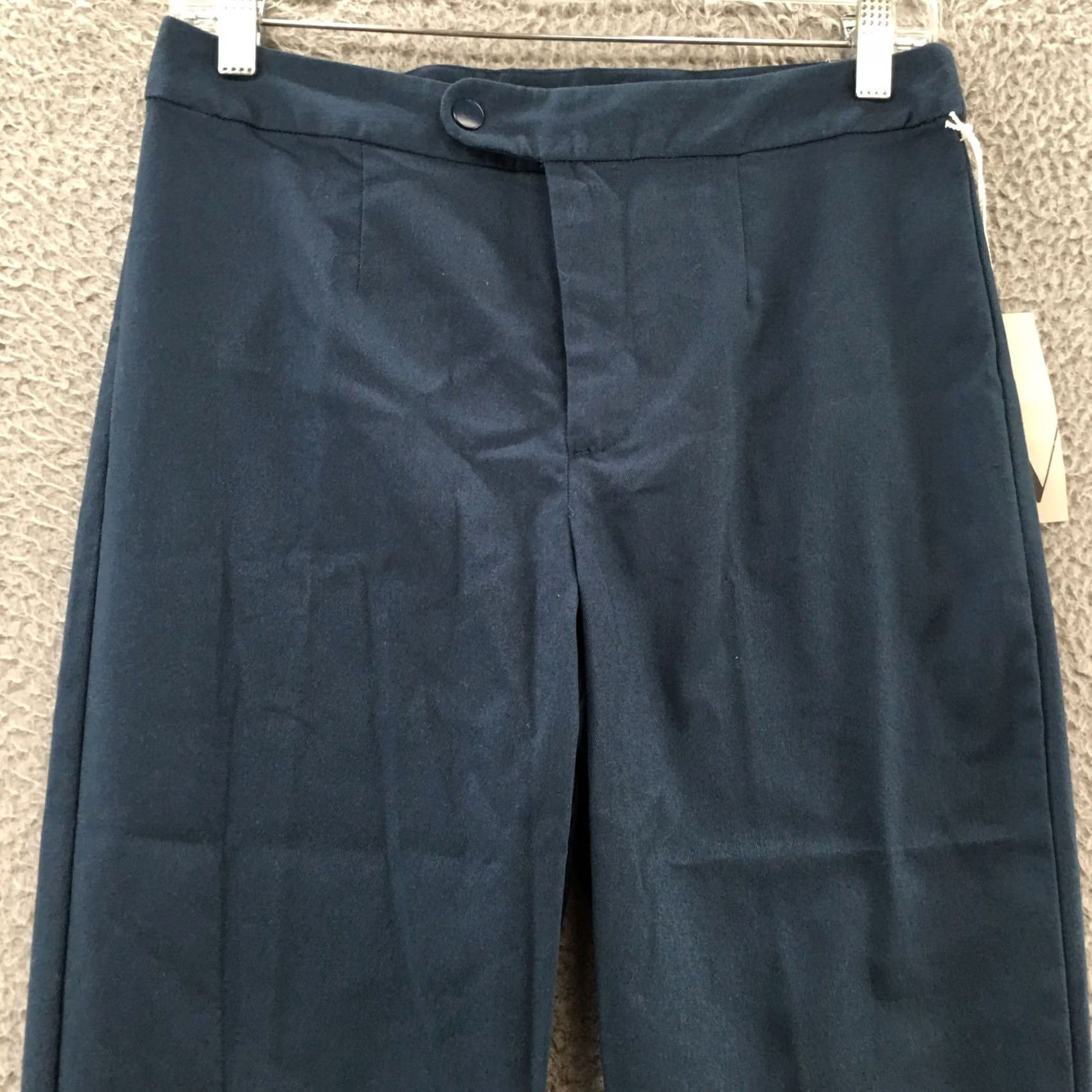Worthington Worthington Slim Leg Dress Pants Womens 6P Blue Cotton Blend NEW Pants Women 6P Blue Cotton Blend Straight Front Pockets Petite Slim Leg Mens Womens Size 28" / US 6 / IT 42 - 2 Thumbnail