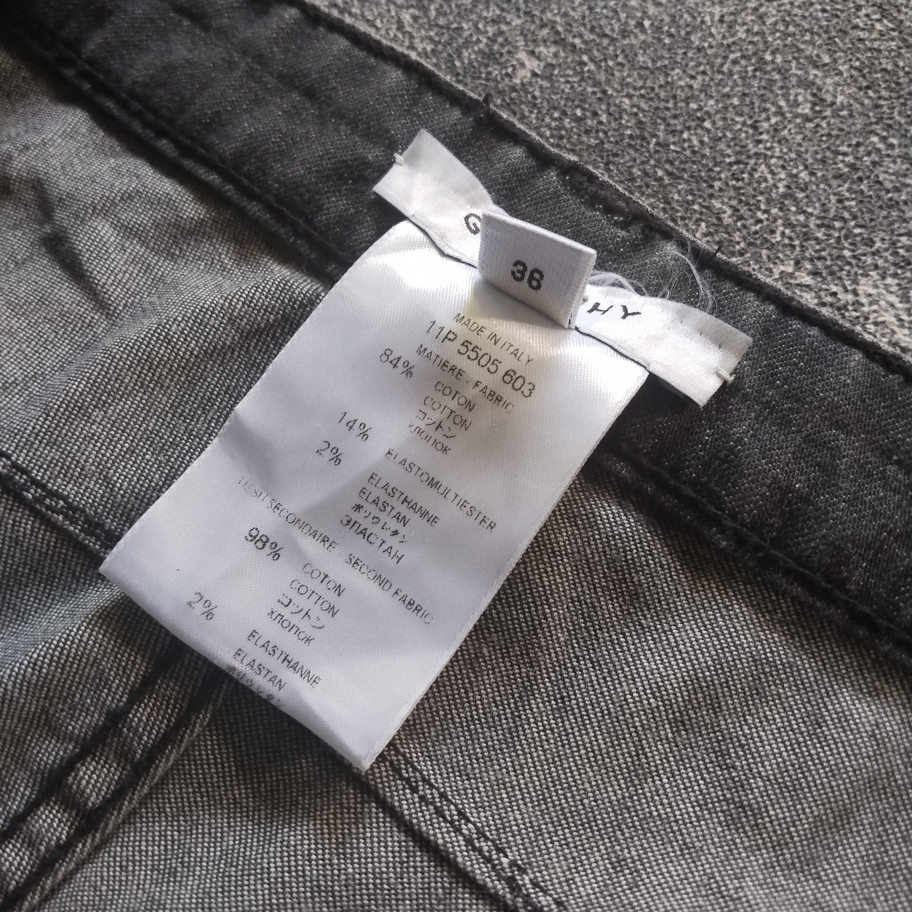 Givenchy GIVENCHY Jeans pants Double Kne Two Tone Panelled Jeans Size 25" / US 0 / IT 36 - 6 Thumbnail