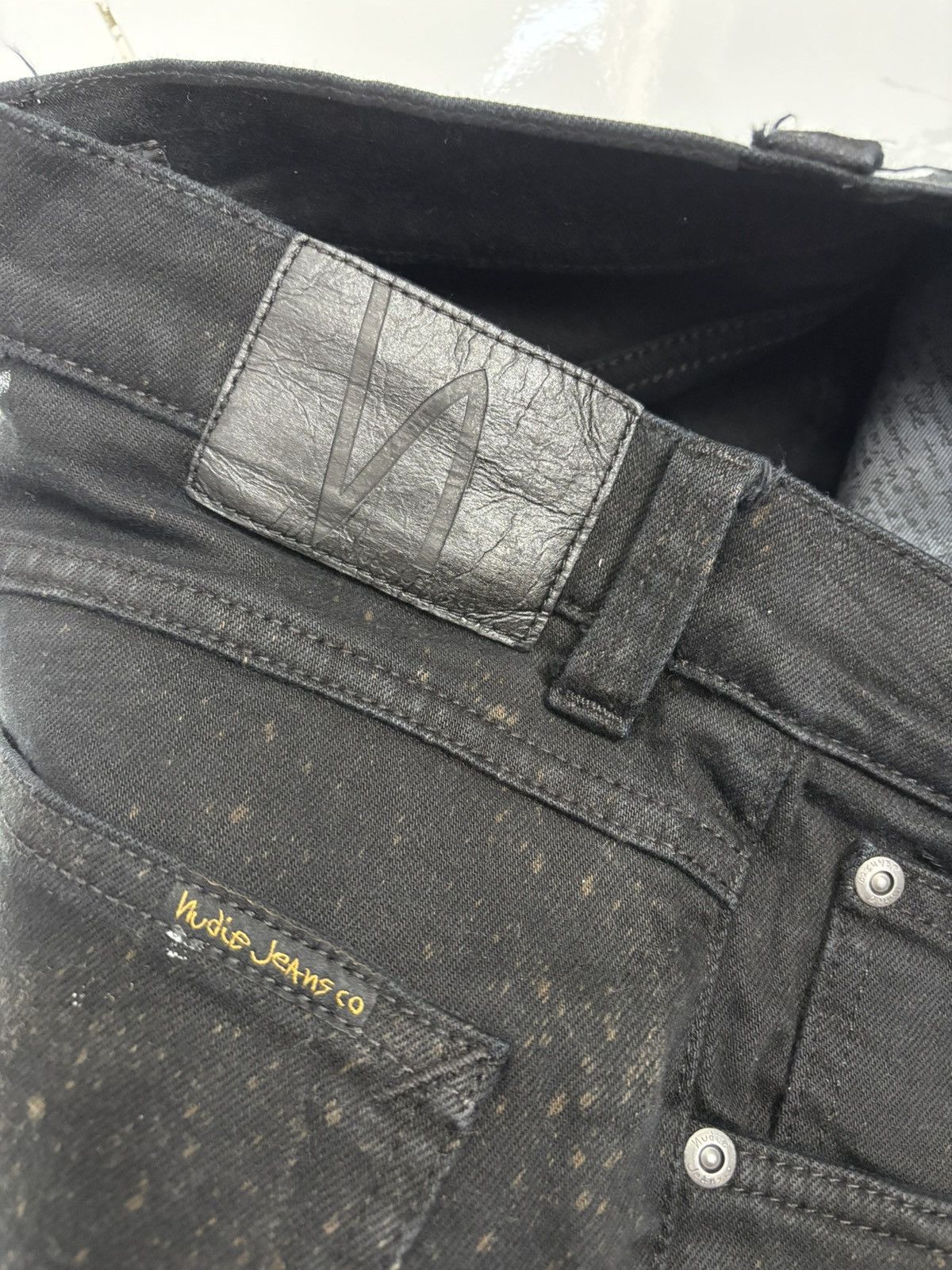 Japanese Brand × Nudie Jeans × Undercover RARE DISTRESSED NUDIE JEANS UNDERCOVER DESIGN Size US 30 / EU 46 - 11 Thumbnail