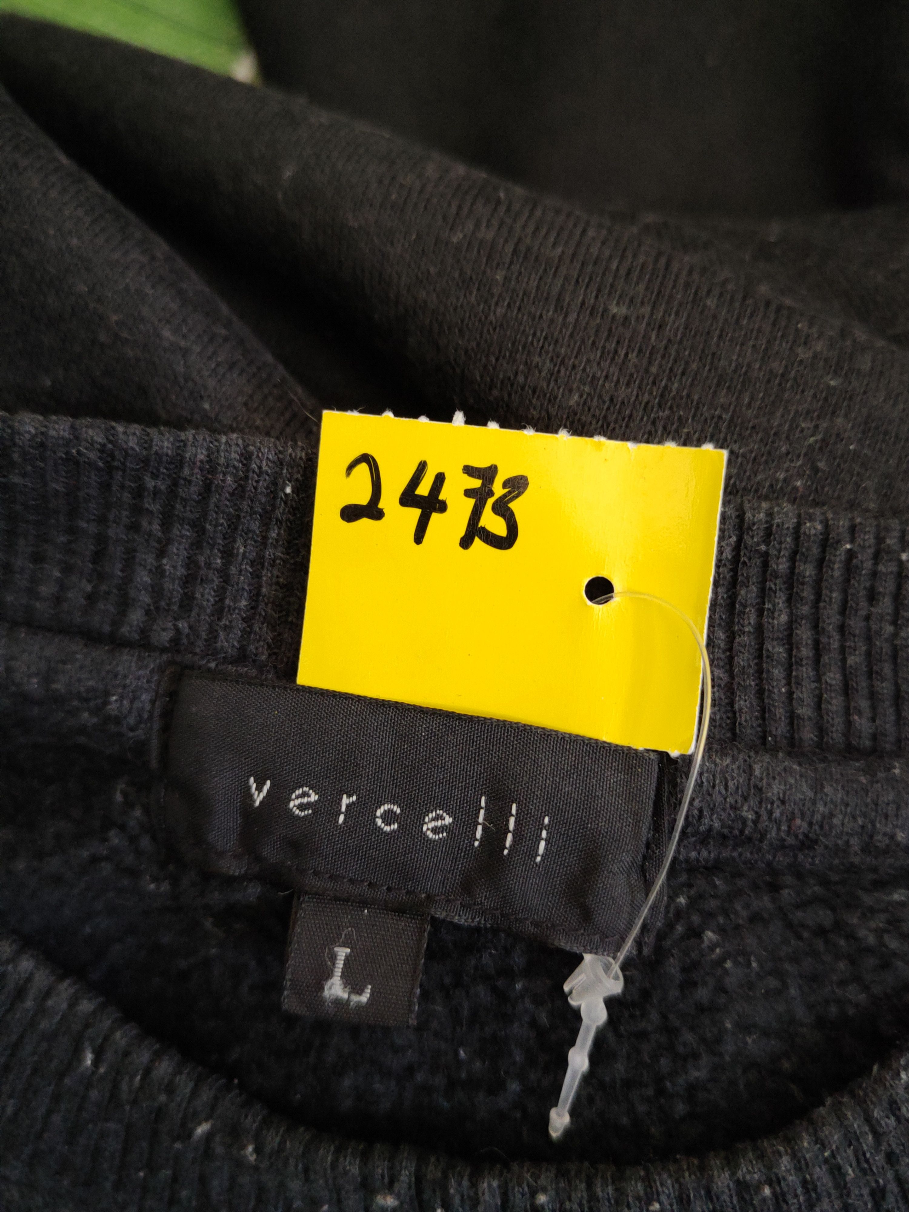 Japanese Brand DL Vercelli Black Sweatshirts #2473 Size US L / EU 52-54 / 3 - 12 Thumbnail