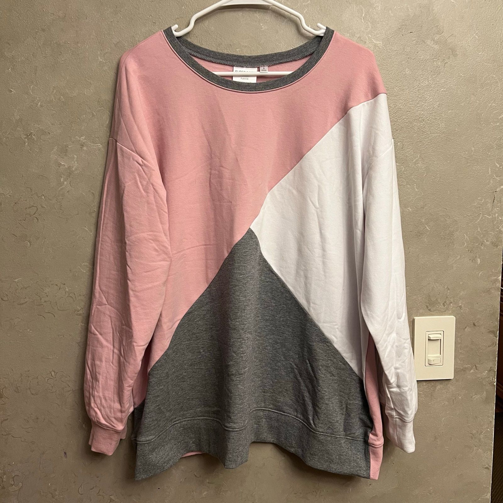 Other NWT TORRID Fleece Crew Neck Drop Shoulder Sweatshirt 1XL Size XXL / US 16-18 / IT 52-54 - 12 Thumbnail