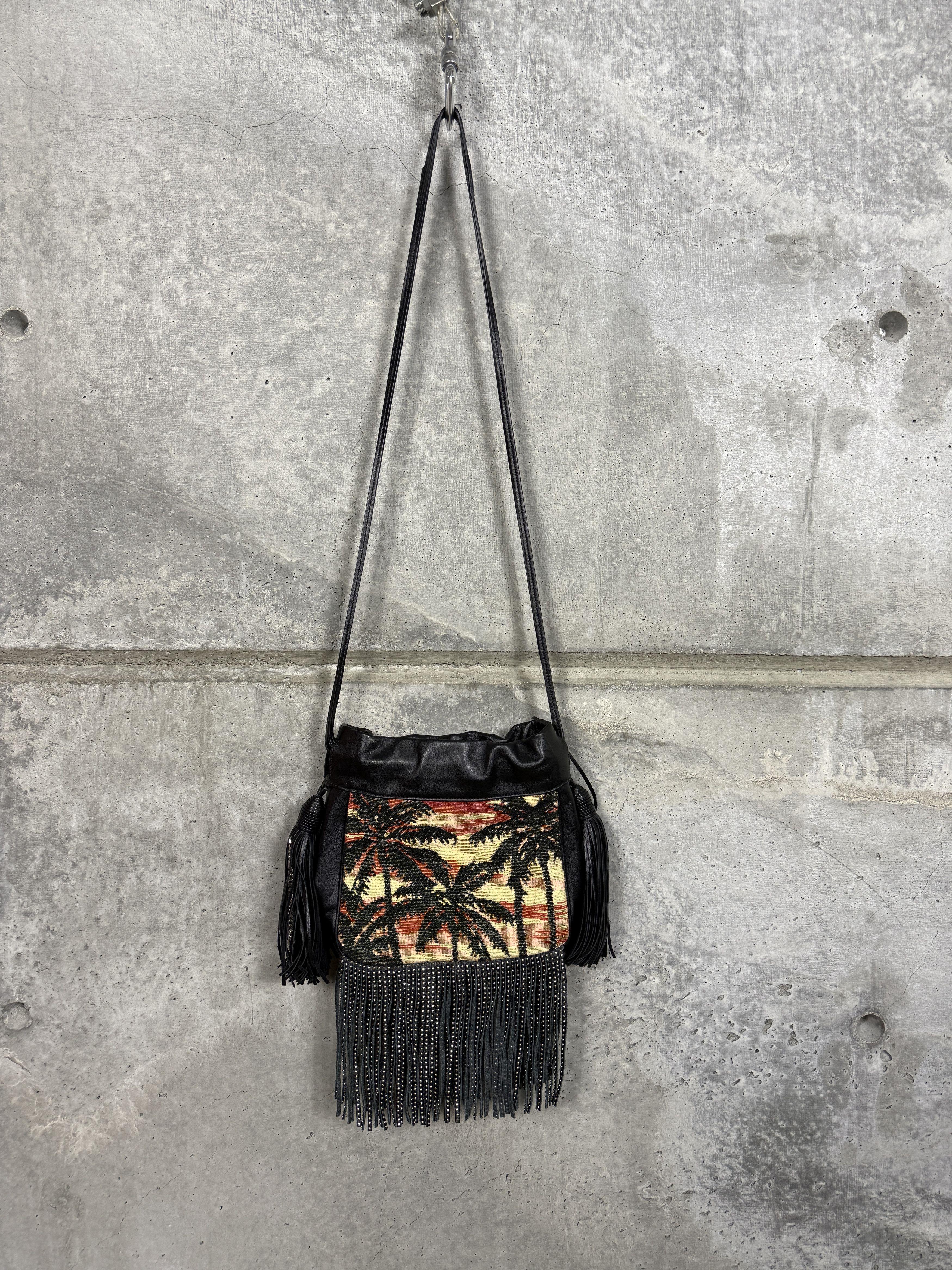 Saint Laurent Paris Saint Laurent Helena Sunset Fringe Bucket Bag Size ONE SIZE - 2 Thumbnail