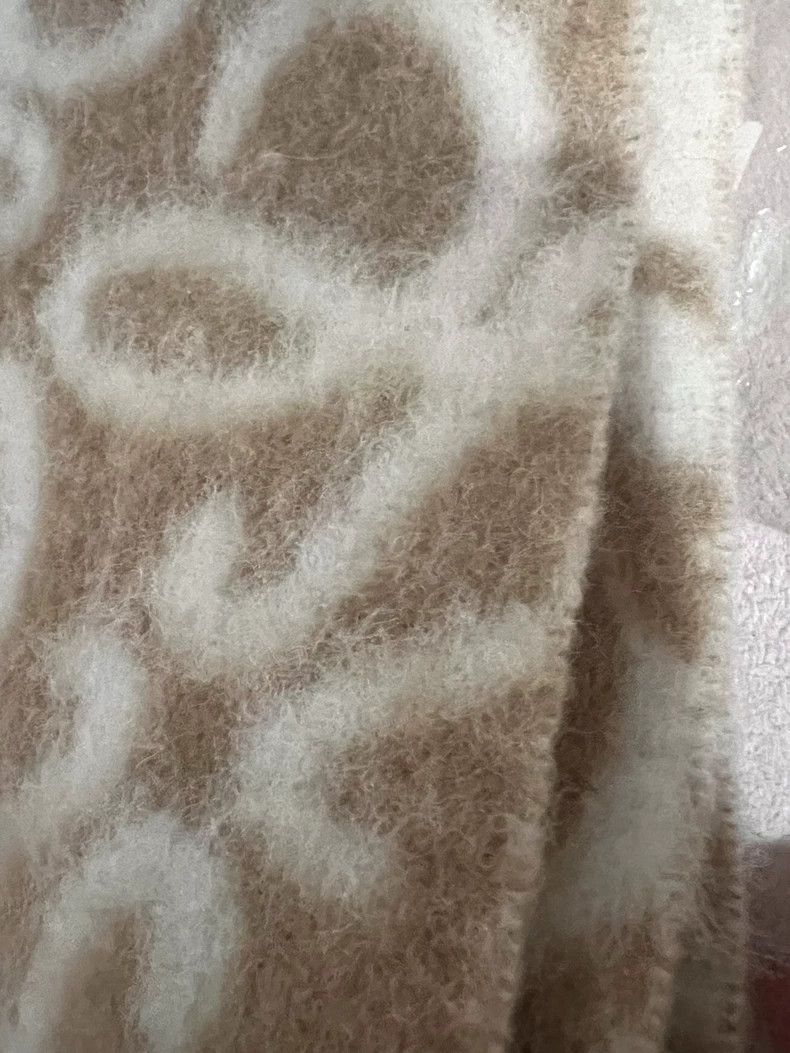 Loewe LOEWE Lady's double-sided wool alpaca tassel scarf Size ONE SIZE - 1 Thumbnail