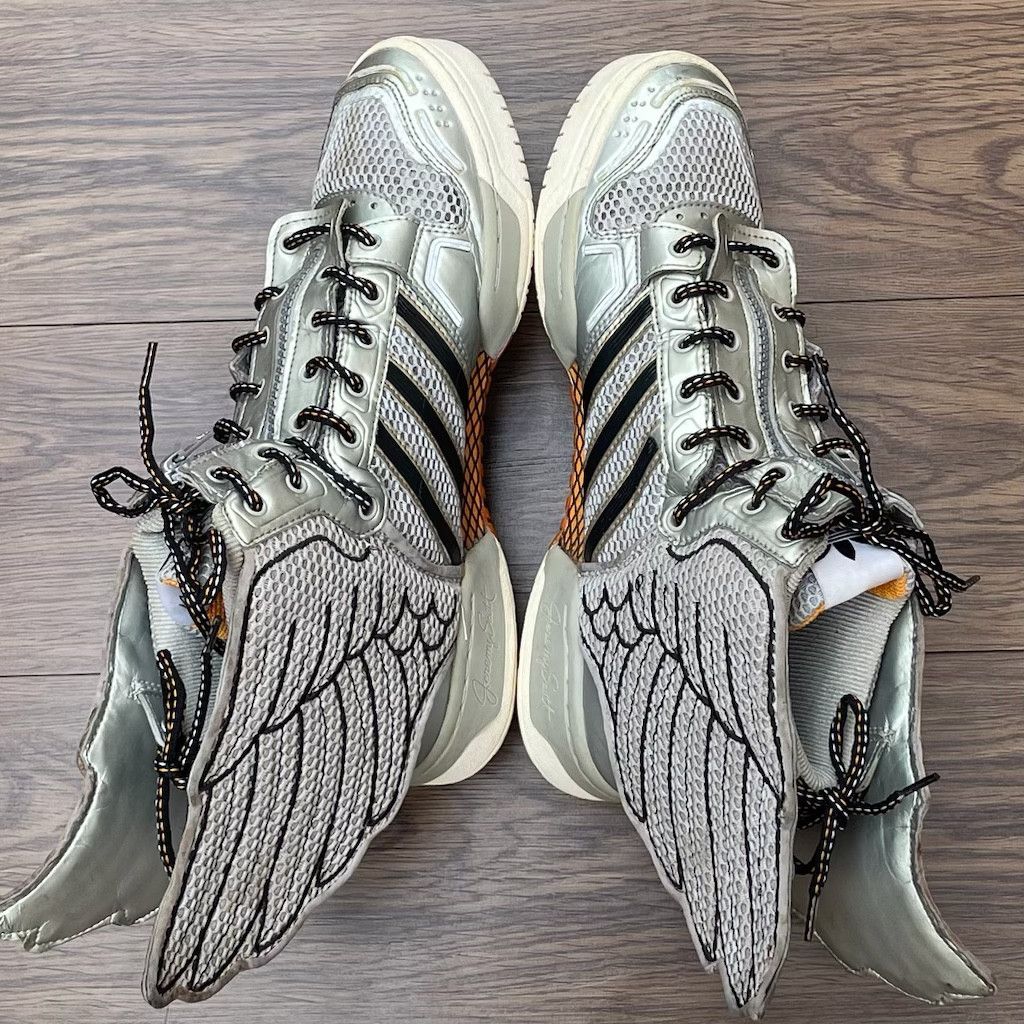 Adidas × Jeremy Scott Adidas x Jeremy Scott Wings 2.0 'Metallic Silver’ Size US 10.5 / EU 43-44 - 3 Thumbnail
