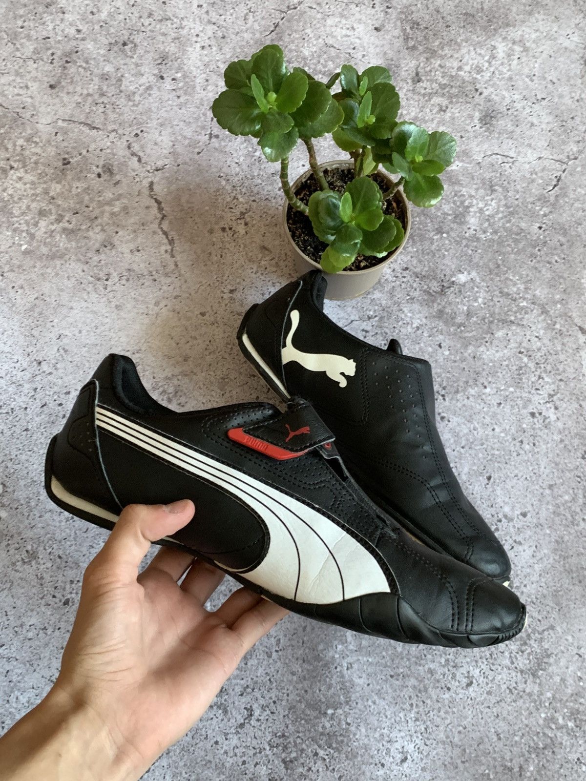 Puma 🔥VINTAGE PUMA MOSTRO REDON SLIP ON SNEAKERS Y3 VIBE Size US 9 / EU 42 - 1 Thumbnail