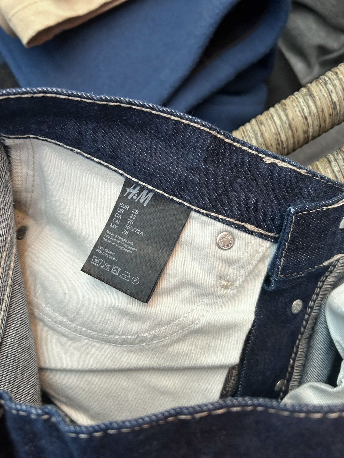 Eytys Eytys X H&M Loose Fit Baggy Denim Jeans Size 28 Size US 28 / EU 44 - 6 Thumbnail