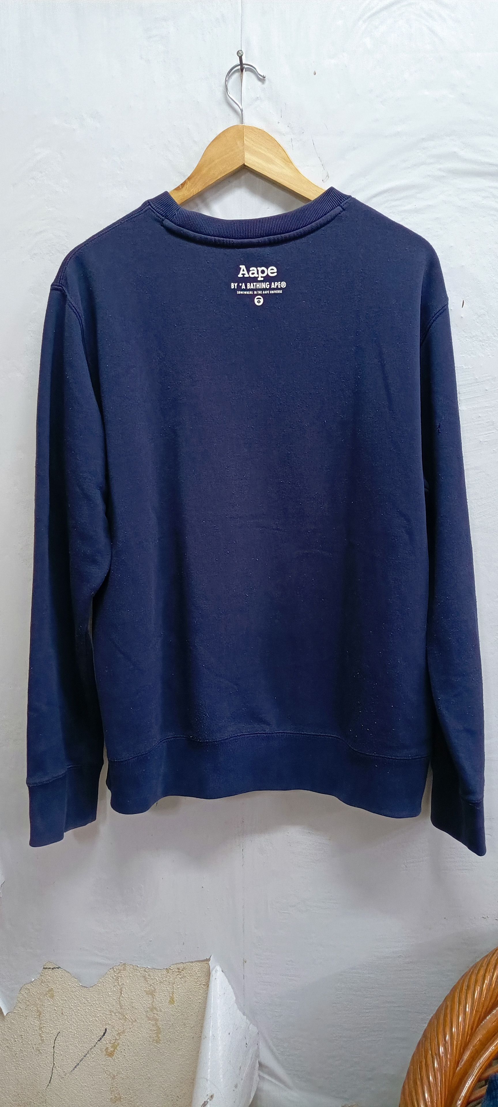 Aape Sweashirts Big Logo BY* A BATHING APE Size US XL / EU 56 / 4 - 2 Thumbnail