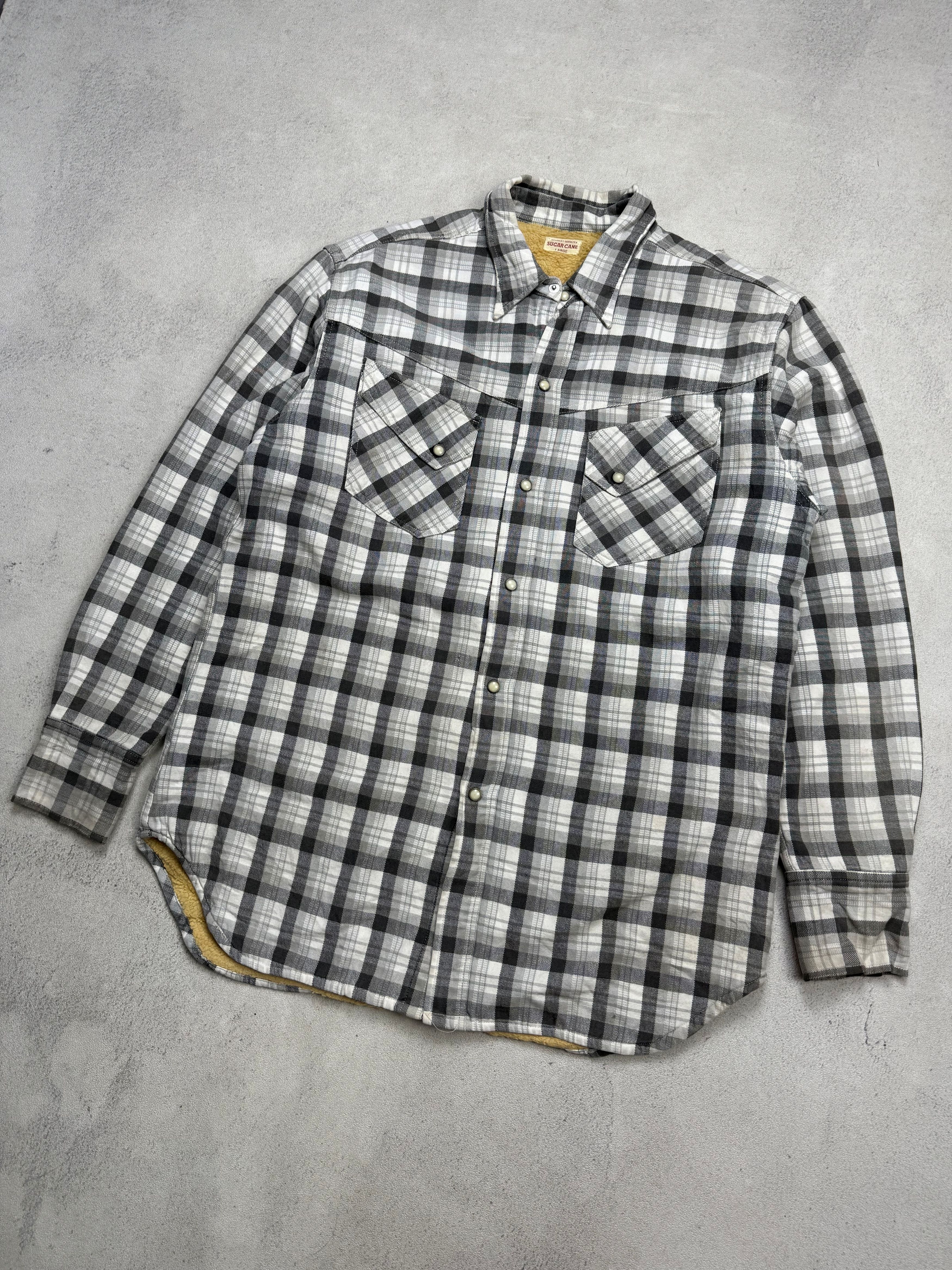 Sugar Cane Sugar Cane Veterano Sherpa Lined Shirt Jacket Outer Size US L / EU 52-54 / 3 - 3 Thumbnail