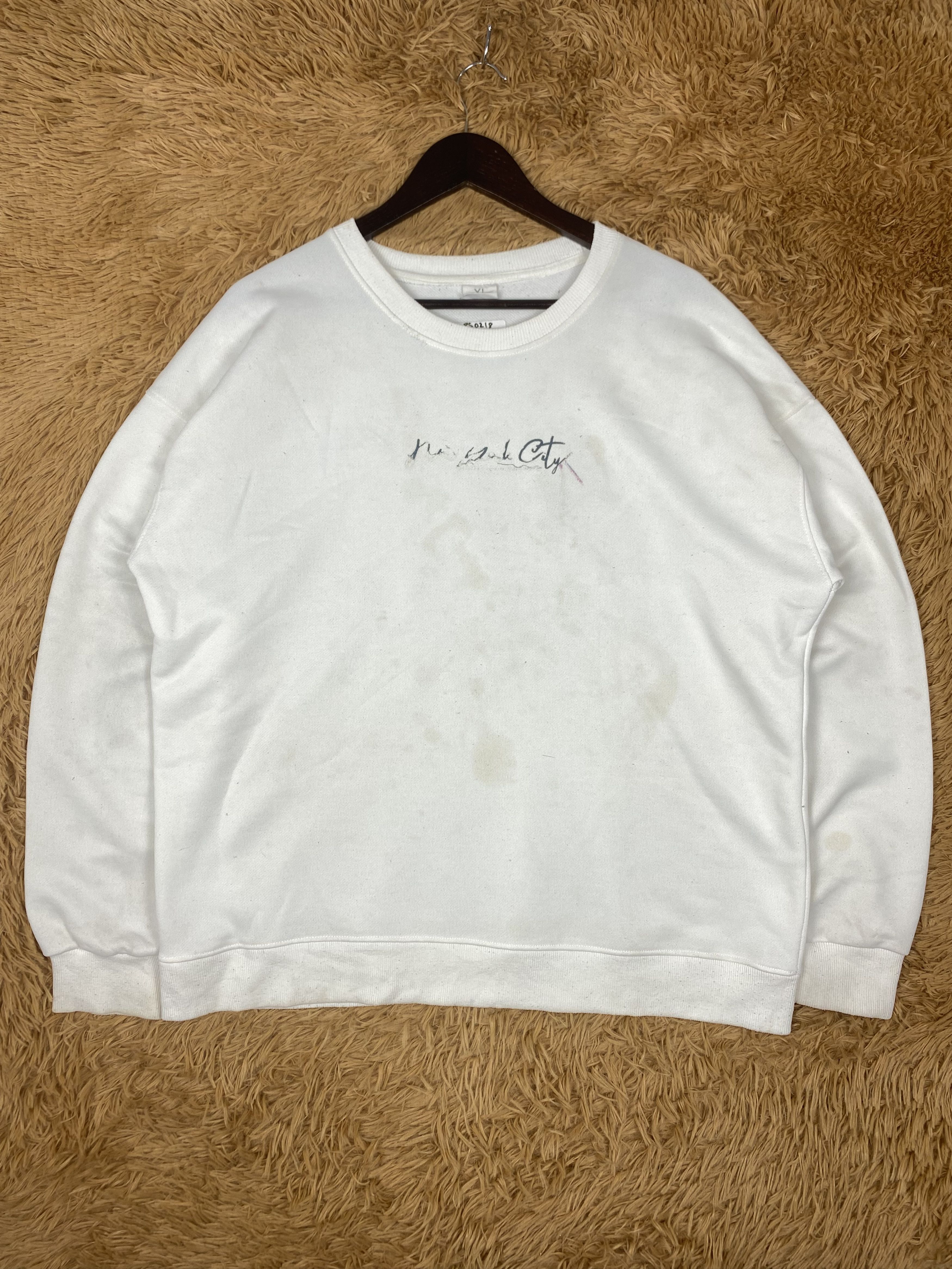 Vintage Vintage New York City Sweatshirts PS0218 Size US XL / EU 56 / 4 - 2 Thumbnail