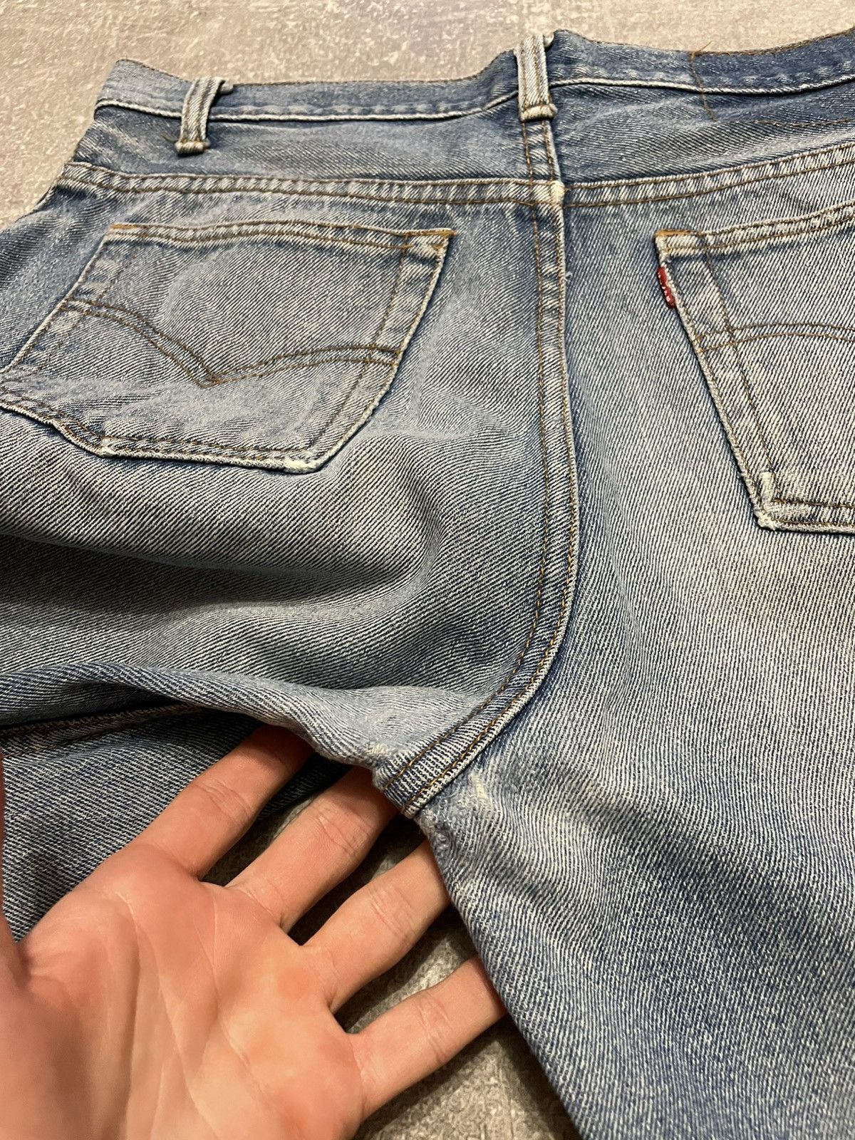 Levi's × Levi's Vintage Clothing × Vintage Vintage Levis Blue Denim Jeans Shorts Size 30 Size US 30 / EU 46 - 16 Thumbnail