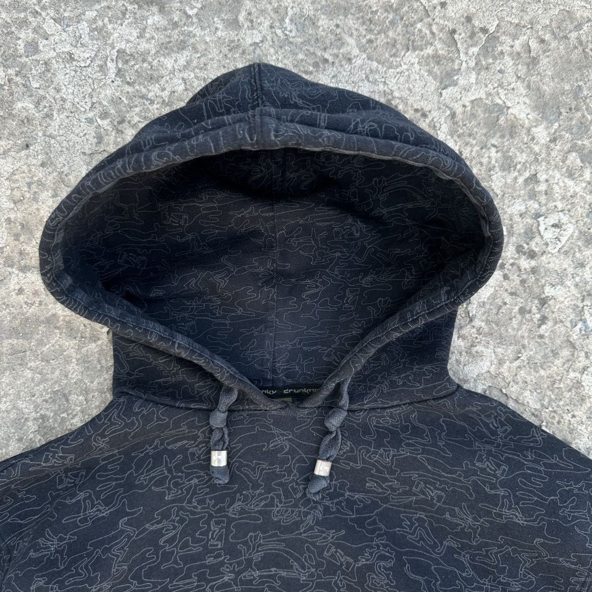 DrunknMunky Vintage Japanese Style Drunk Munky Hoodie Grunge Y2K 00s Size US M / EU 48-50 / 2 - 7 Thumbnail