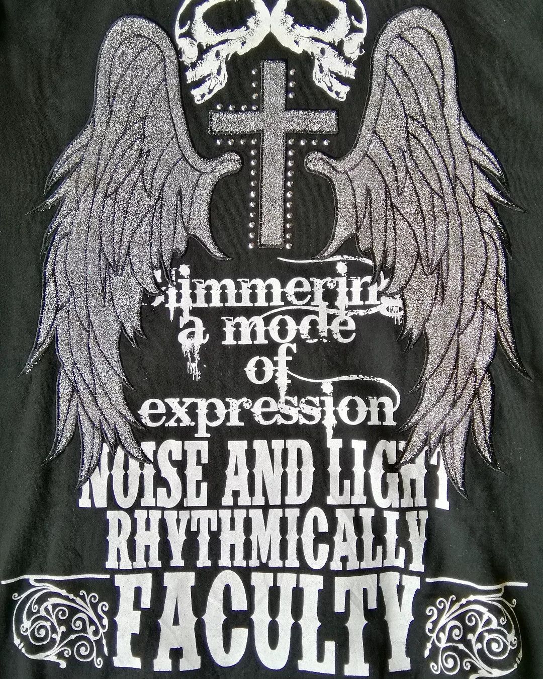 If Six Was Nine Imagination Punk Gothic Black Emo Hooded Shortsleeve Shirt Size XL / US 12-14 / IT 48-50 - 9 Thumbnail